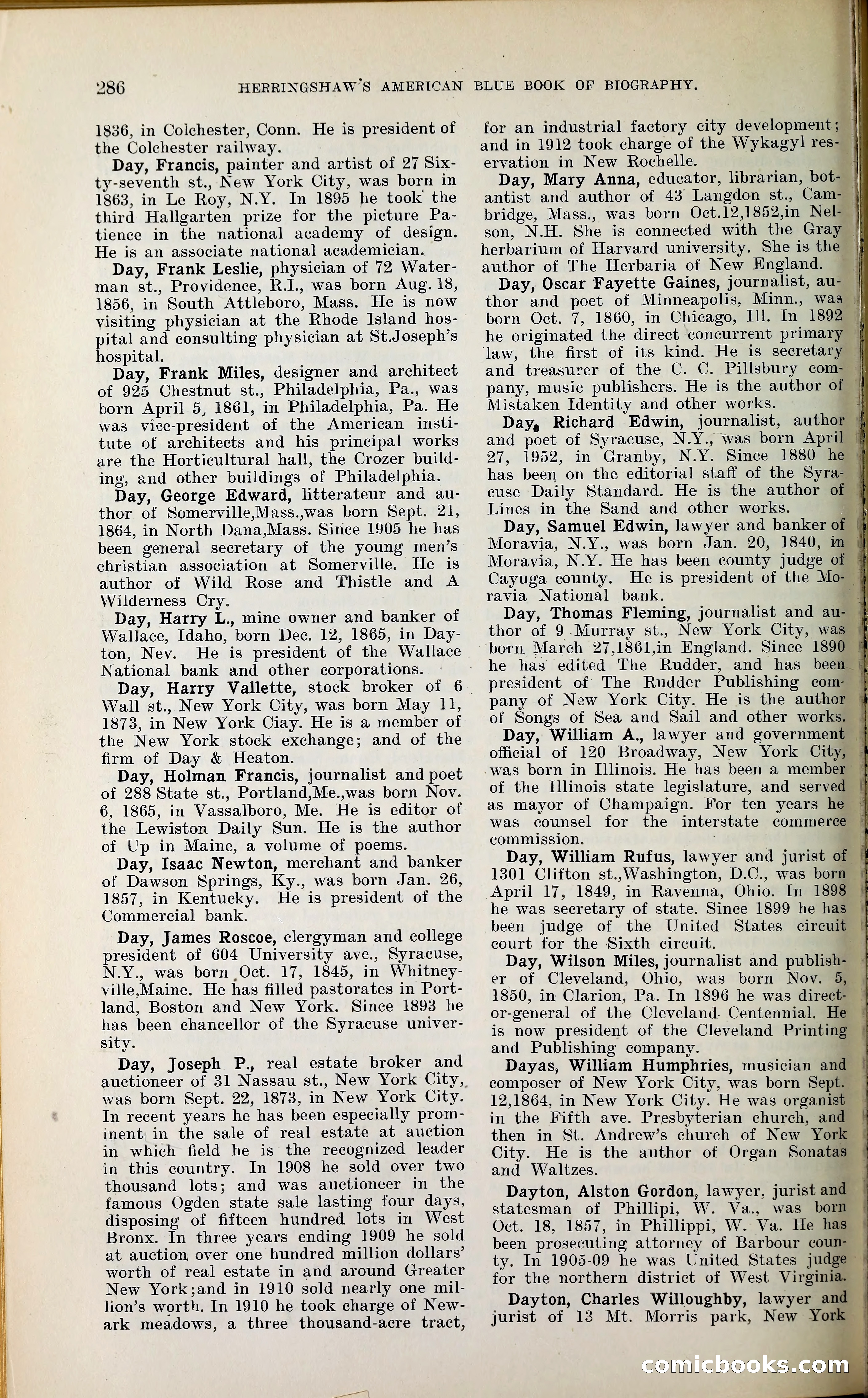 Herringshaw's American Blue Book of Biography — page 301 of 394