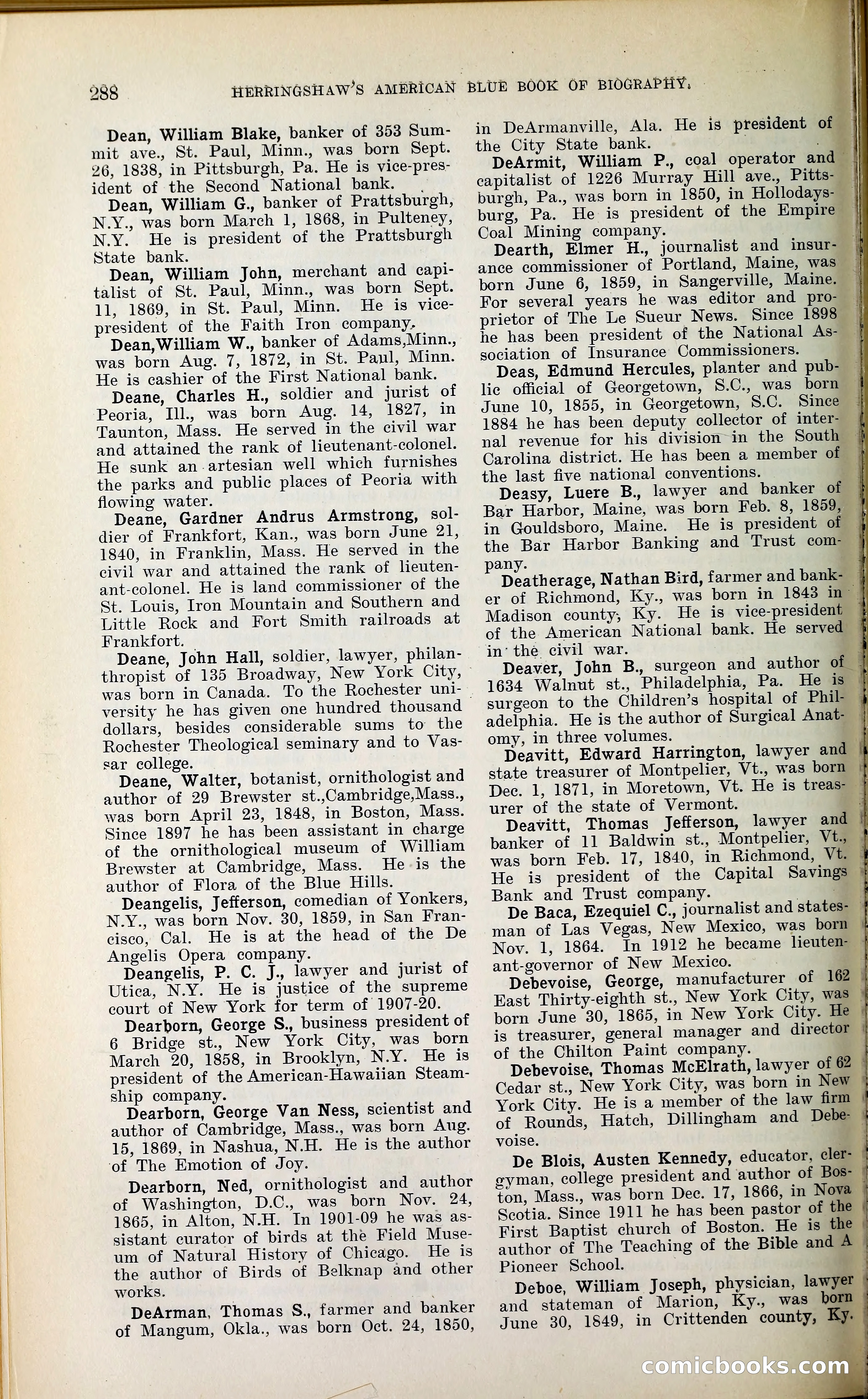 Herringshaw's American Blue Book of Biography — page 303 of 394