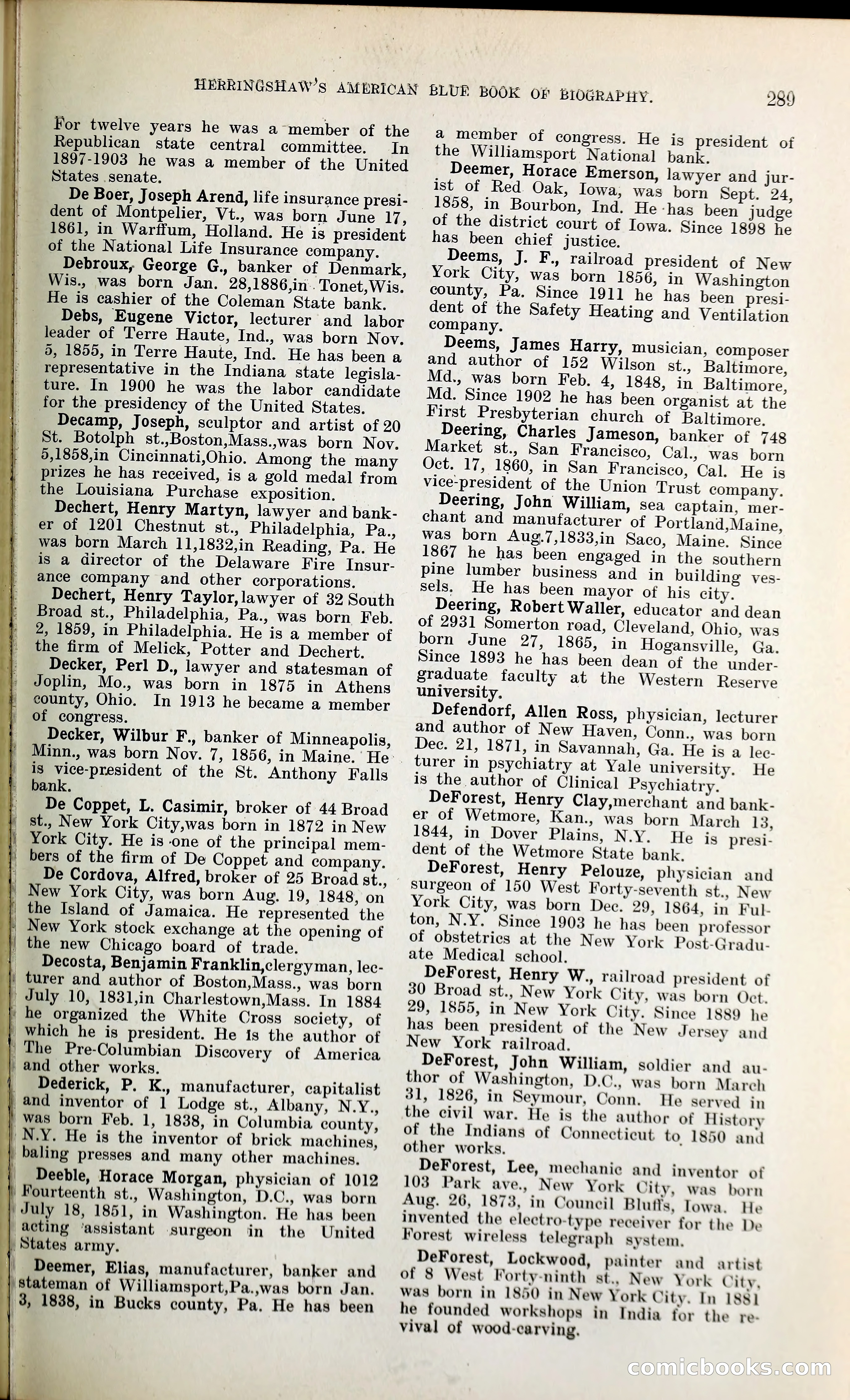 Herringshaw's American Blue Book of Biography — page 304 of 394