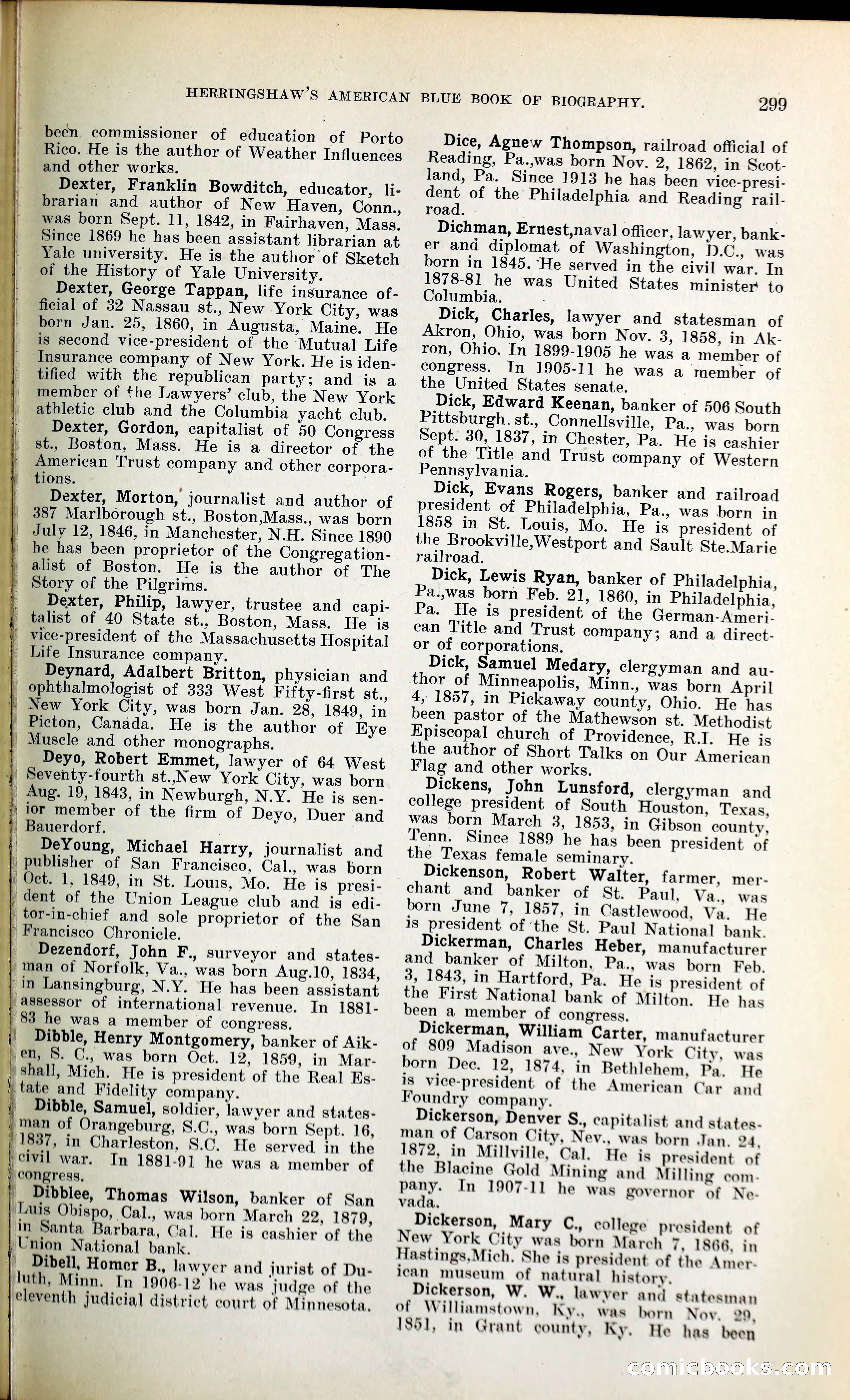 Herringshaw's American Blue Book of Biography — page 314 of 394