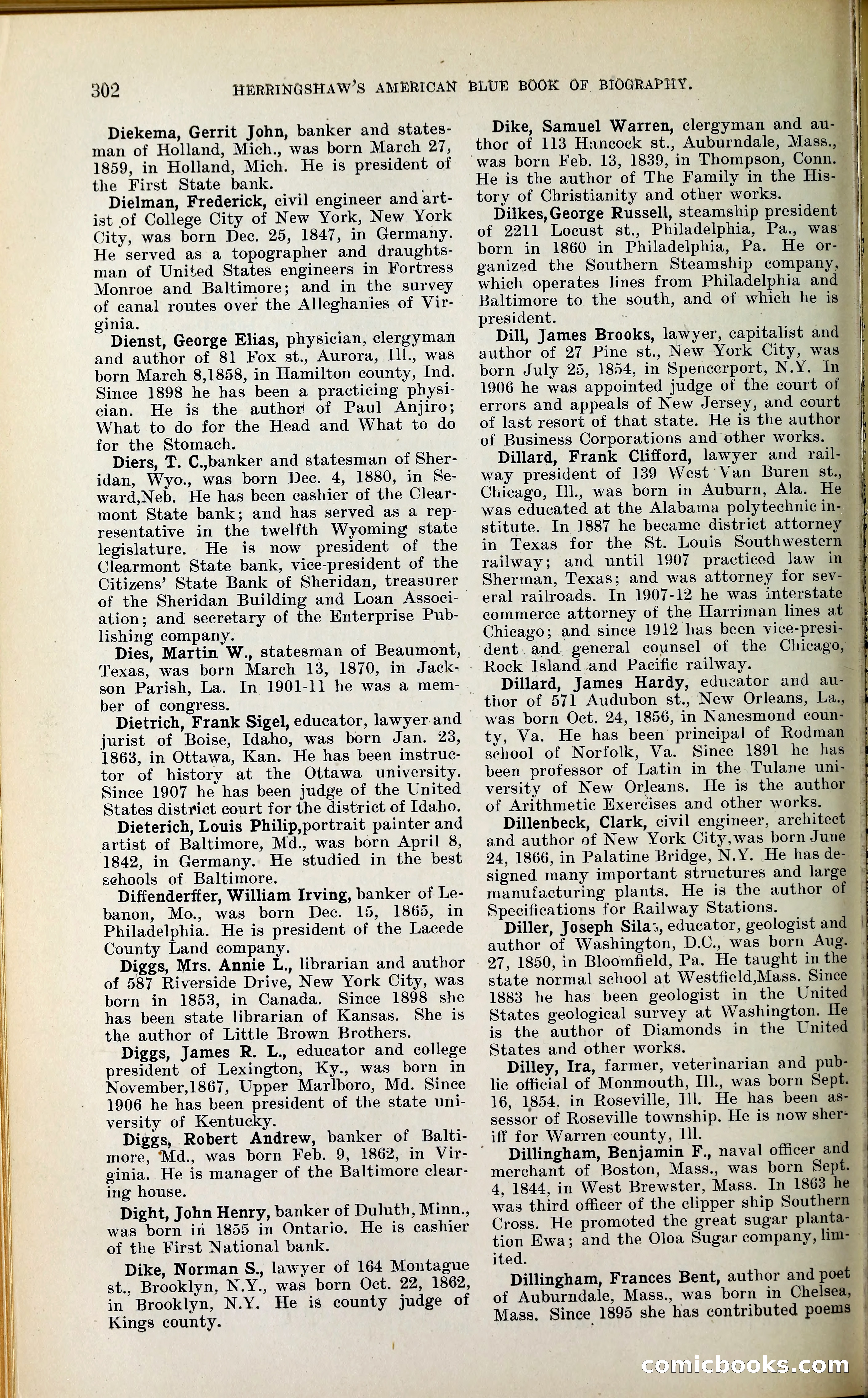 Herringshaw's American Blue Book of Biography — page 317 of 394