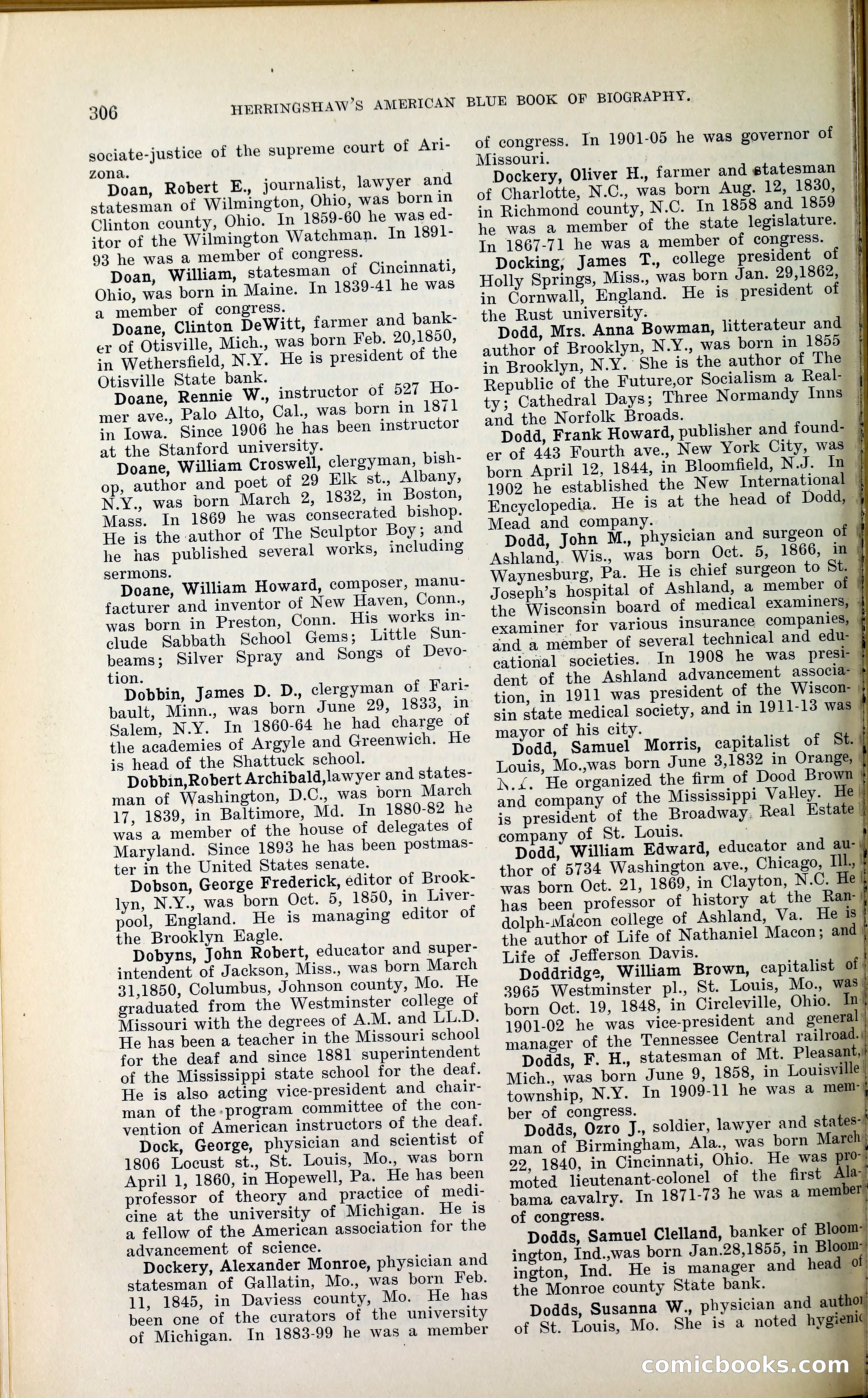 Herringshaw's American Blue Book of Biography — page 321 of 394