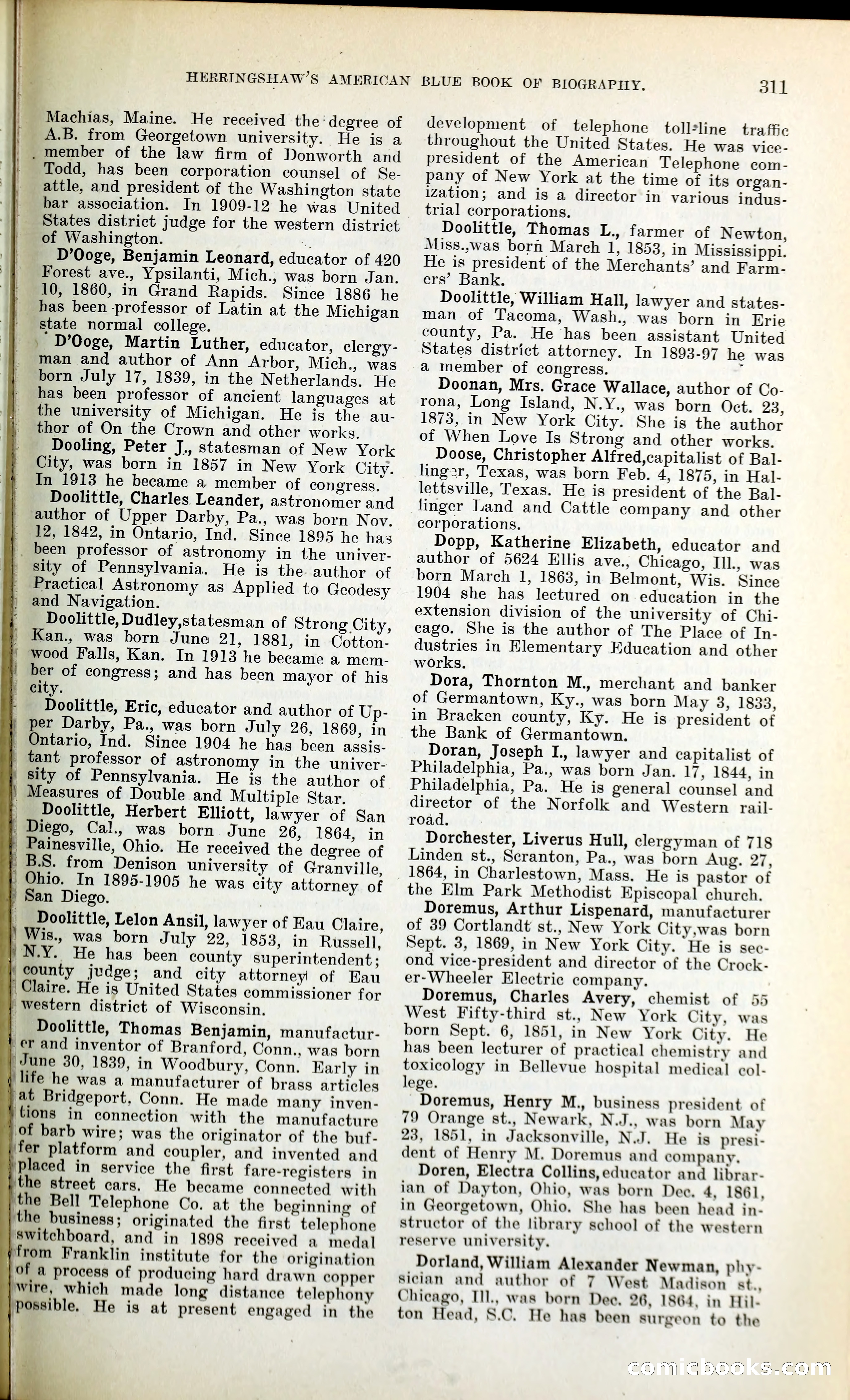Herringshaw's American Blue Book of Biography — page 326 of 394