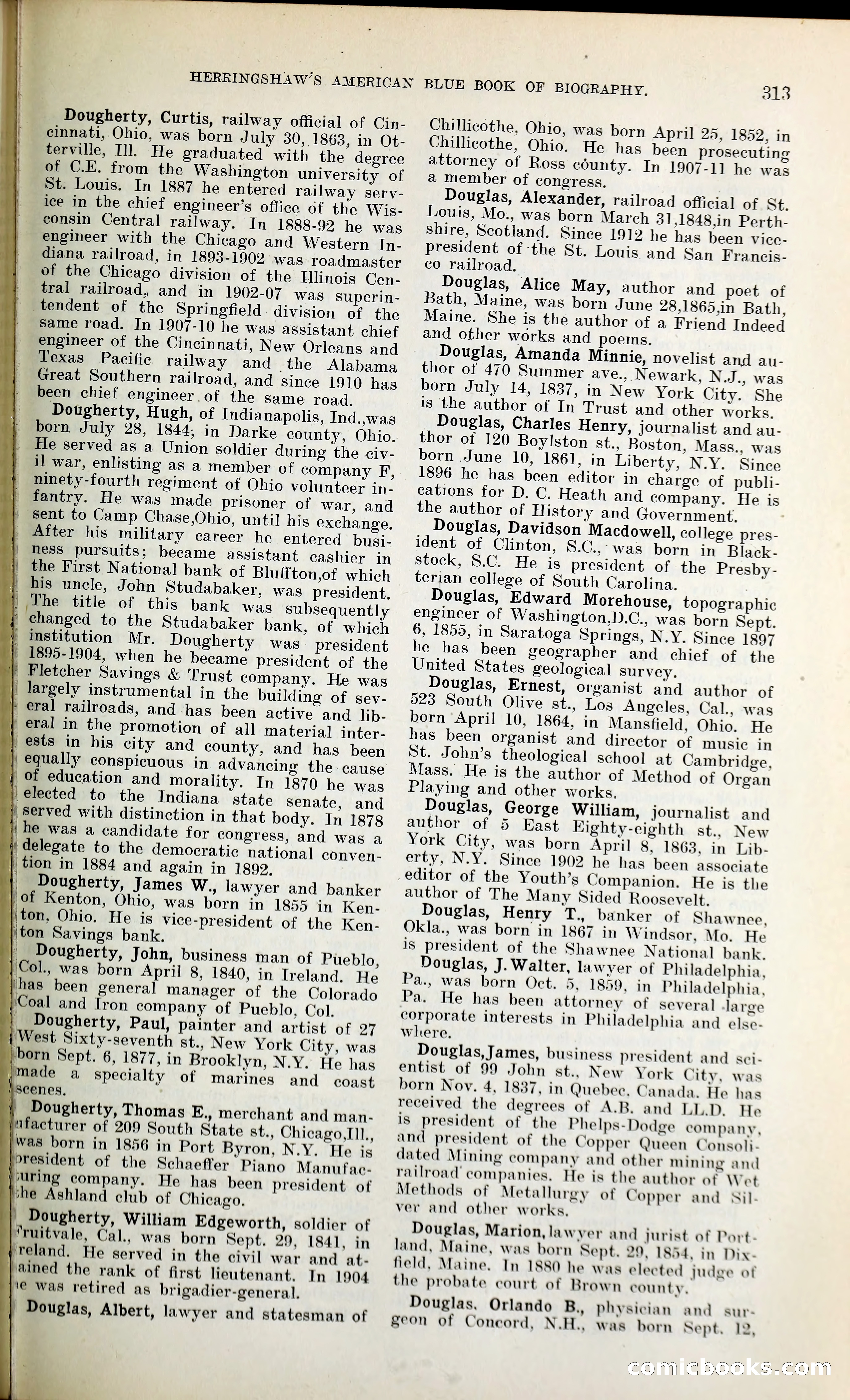 Herringshaw's American Blue Book of Biography — page 328 of 394