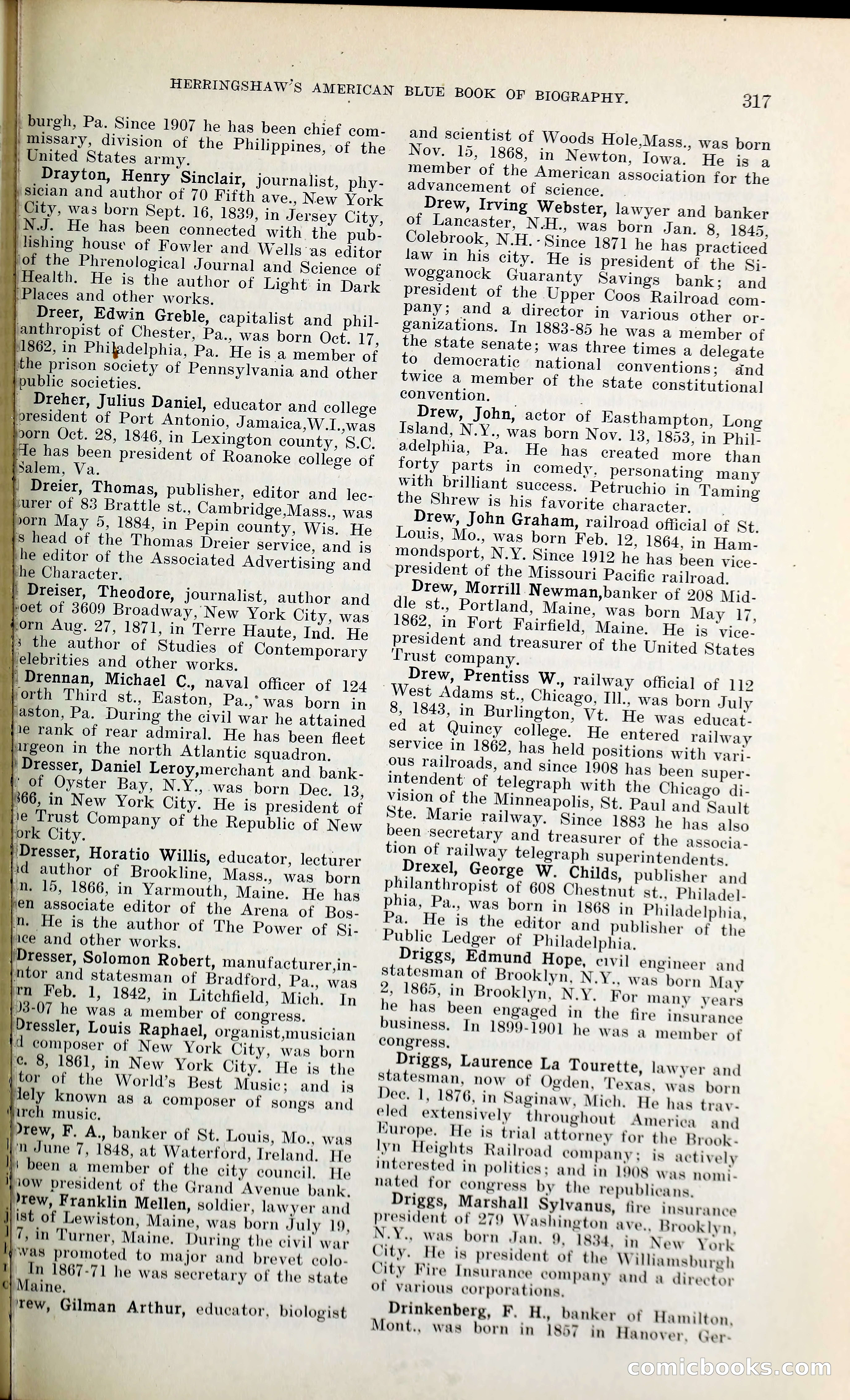 Herringshaw's American Blue Book of Biography — page 332 of 394