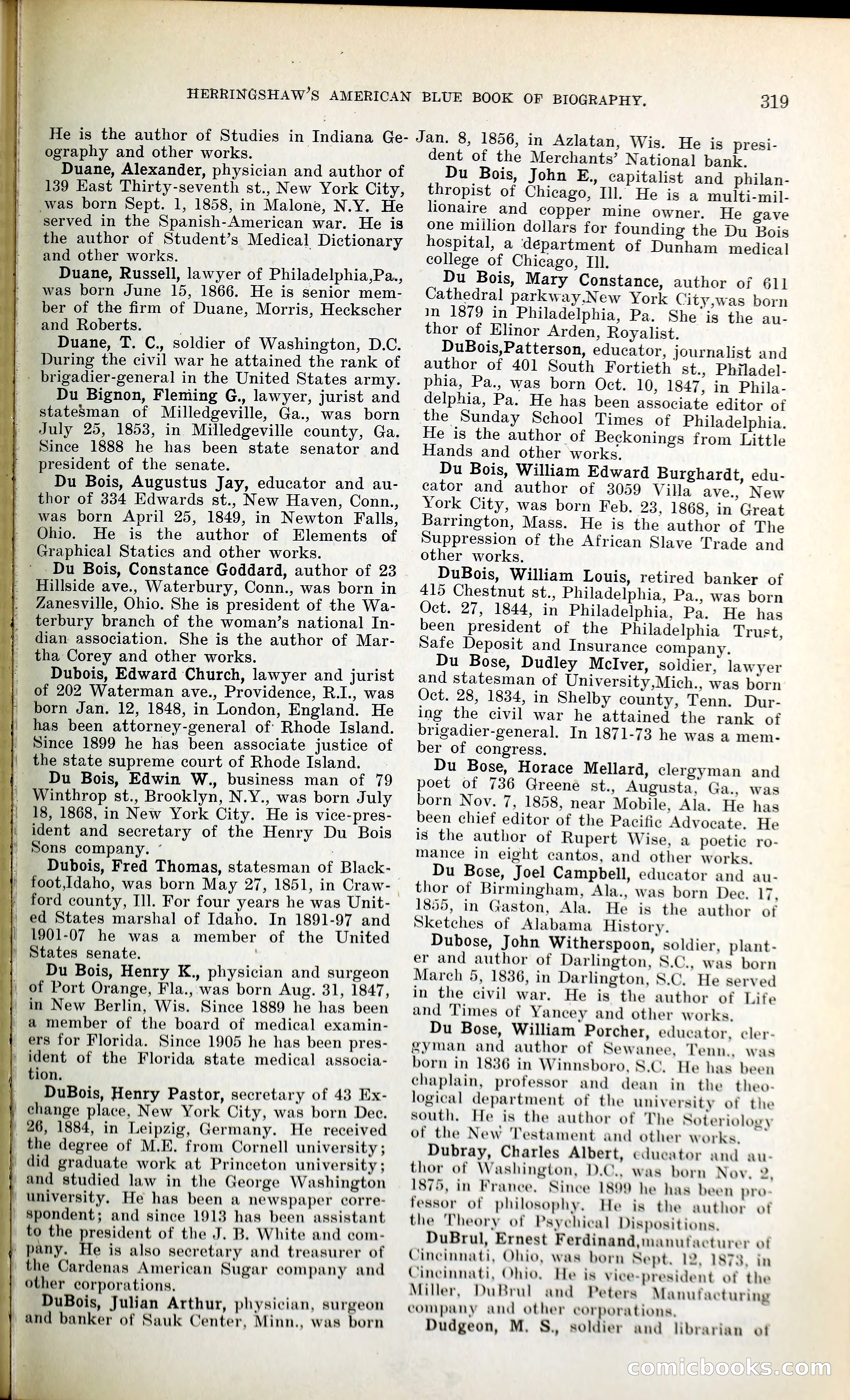 Herringshaw's American Blue Book of Biography — page 334 of 394