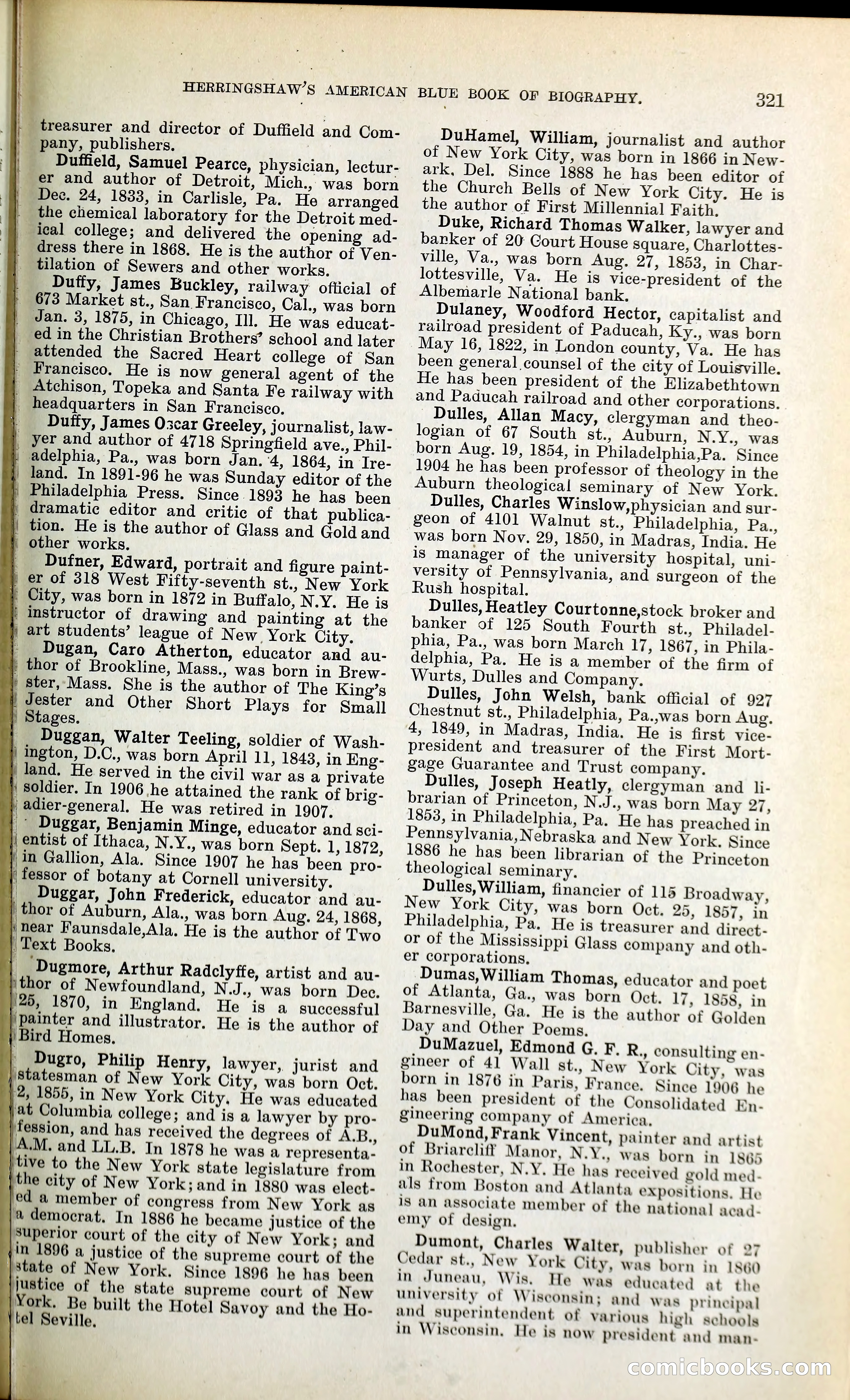 Herringshaw's American Blue Book of Biography — page 336 of 394