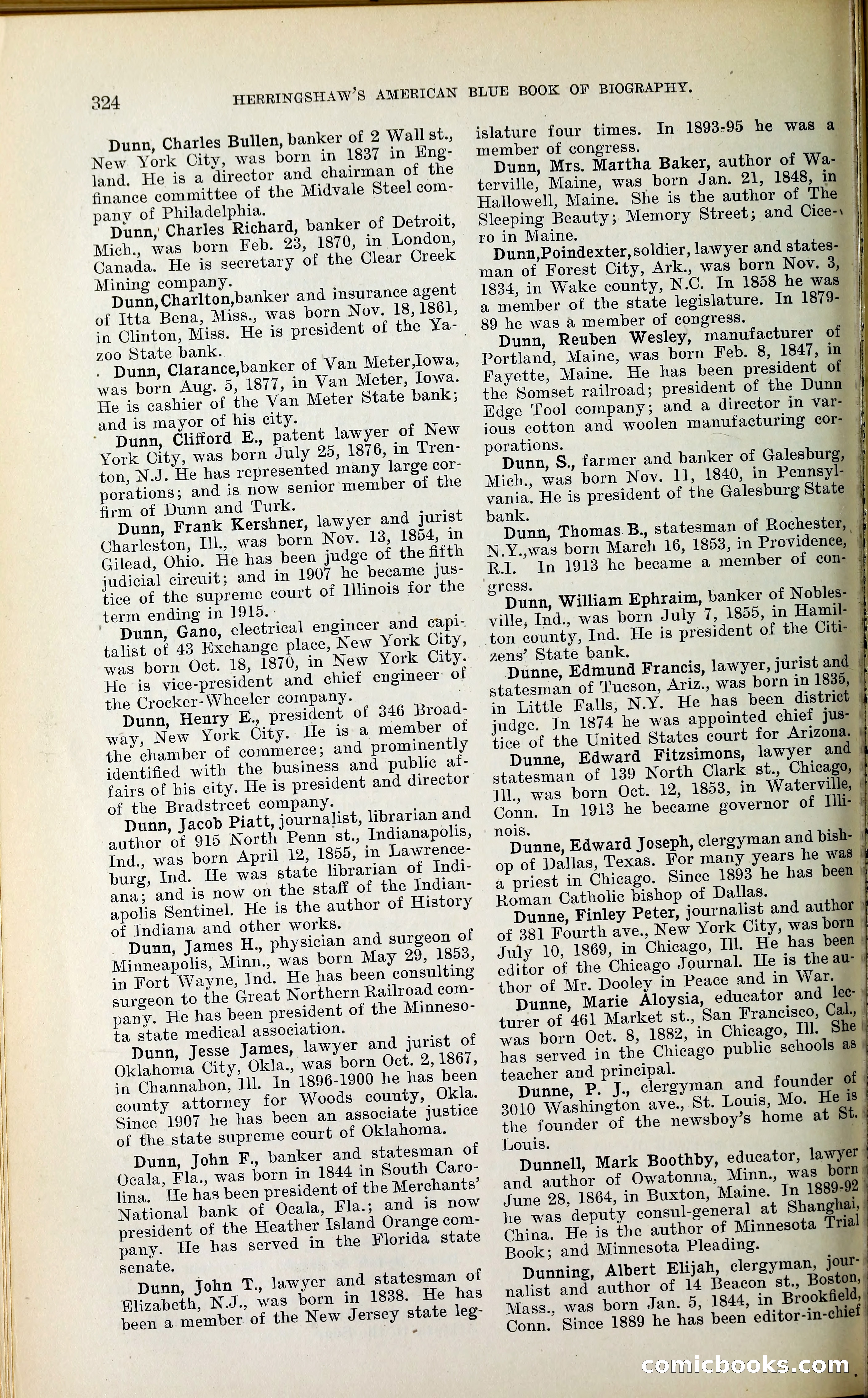 Herringshaw's American Blue Book of Biography — page 339 of 394