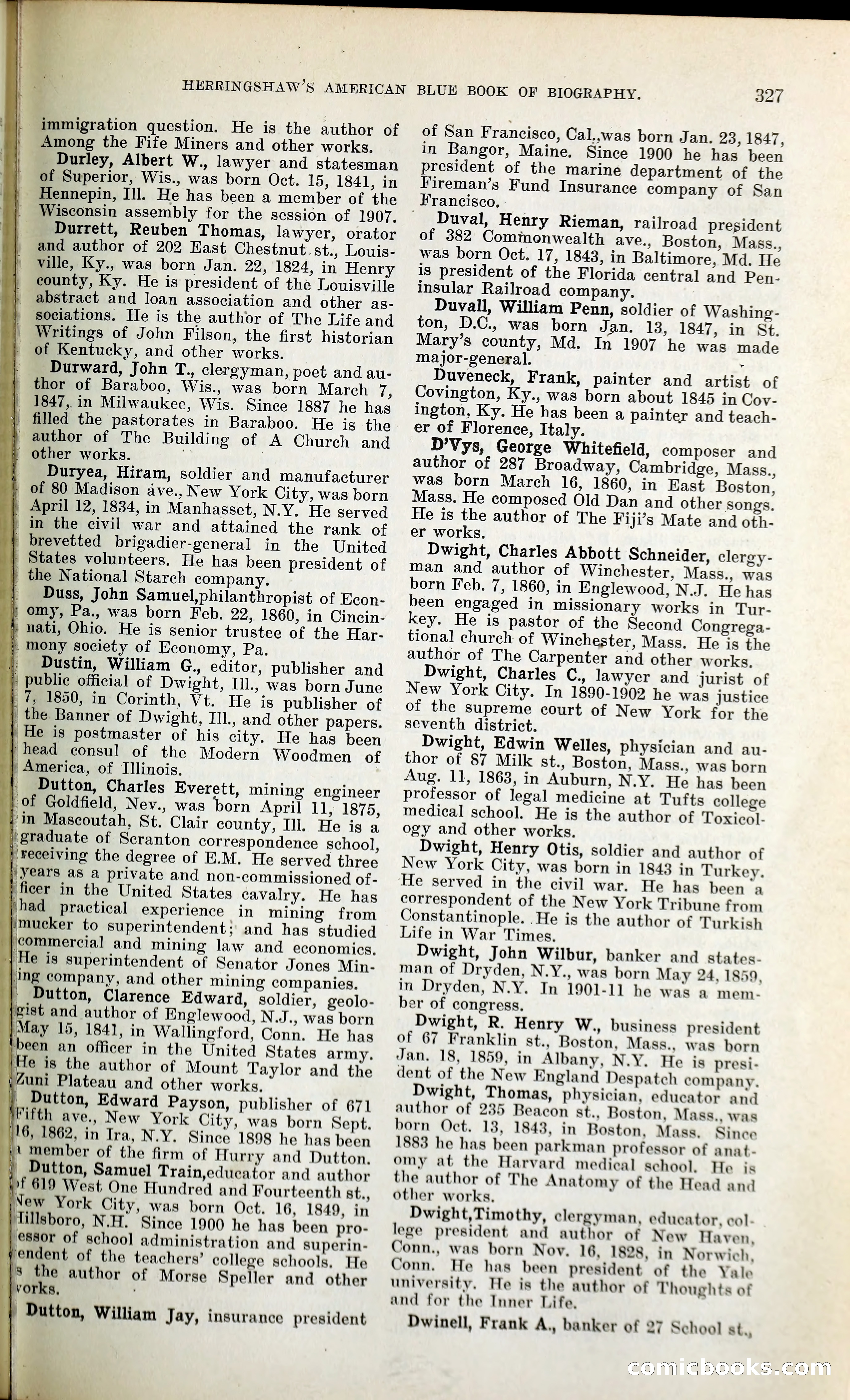 Herringshaw's American Blue Book of Biography — page 342 of 394