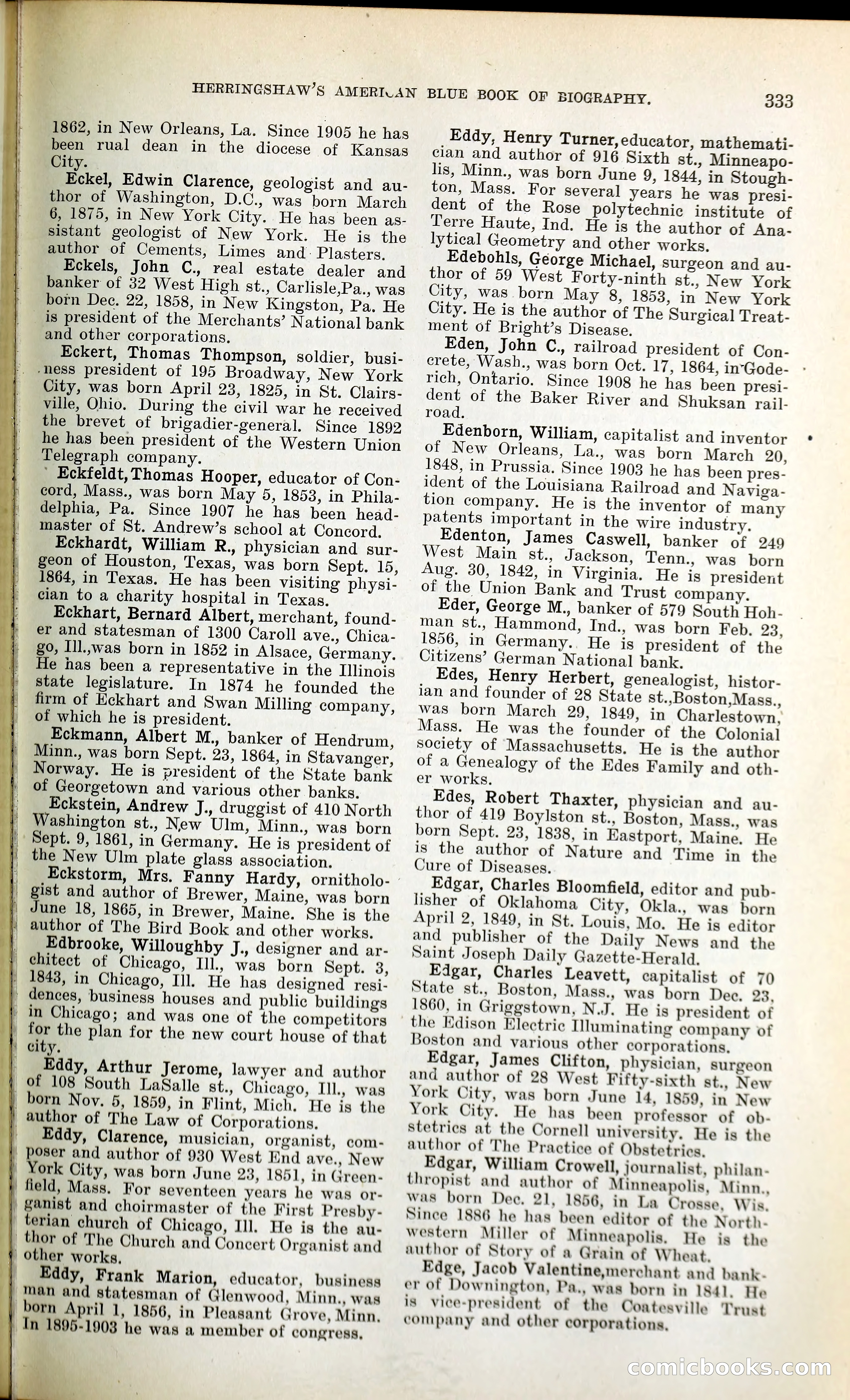 Herringshaw's American Blue Book of Biography — page 348 of 394
