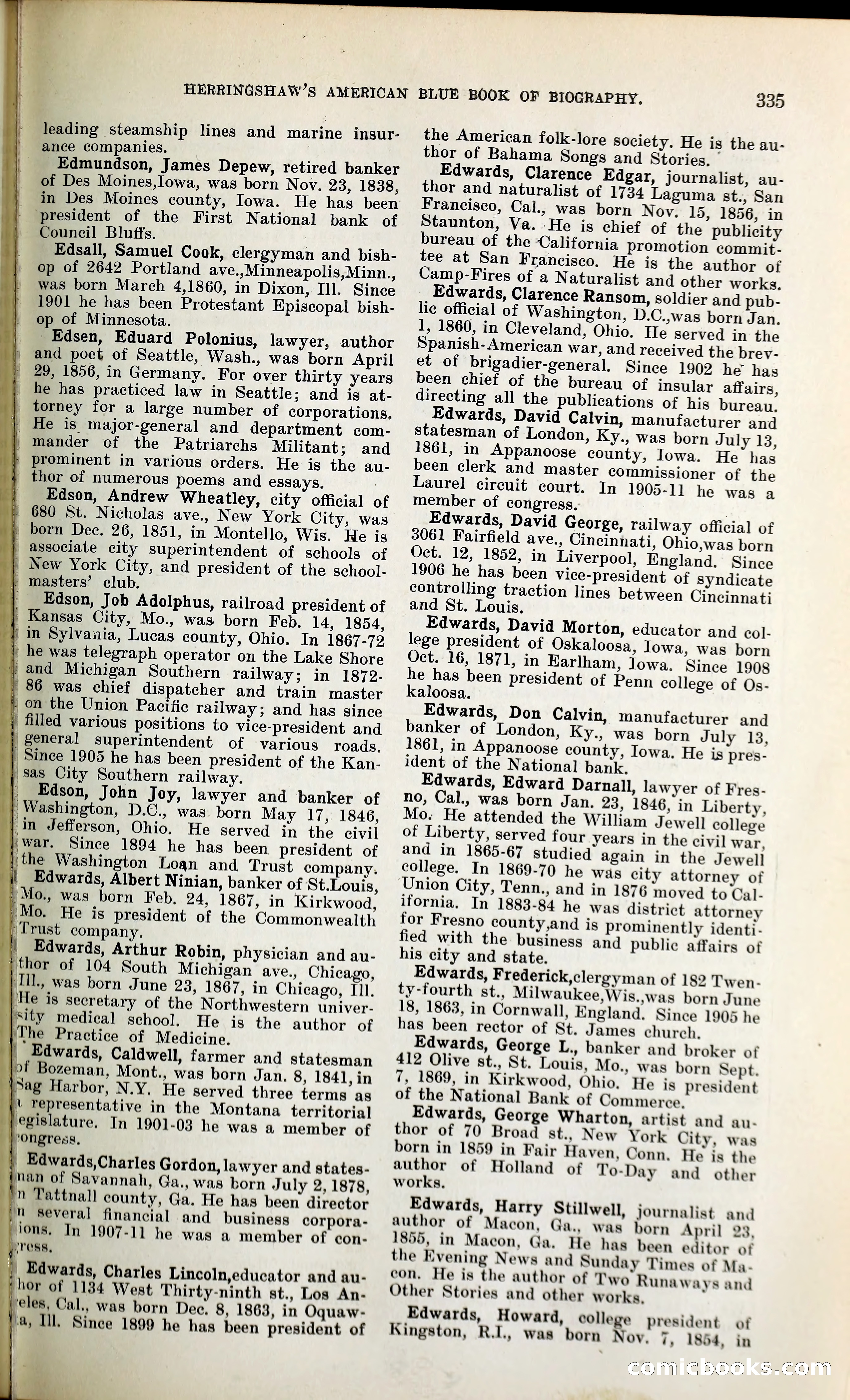 Herringshaw's American Blue Book of Biography — page 350 of 394