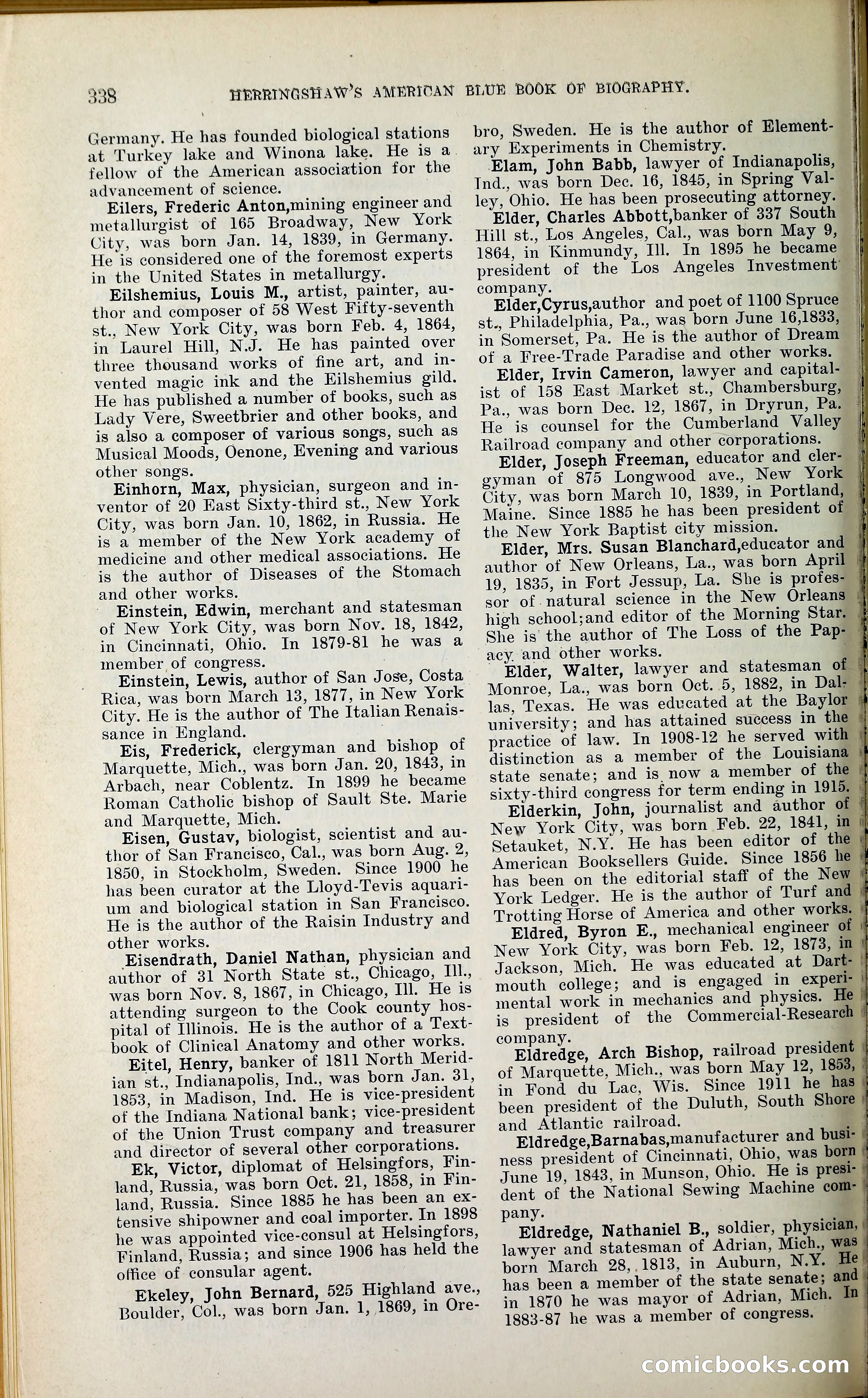 Herringshaw's American Blue Book of Biography — page 353 of 394