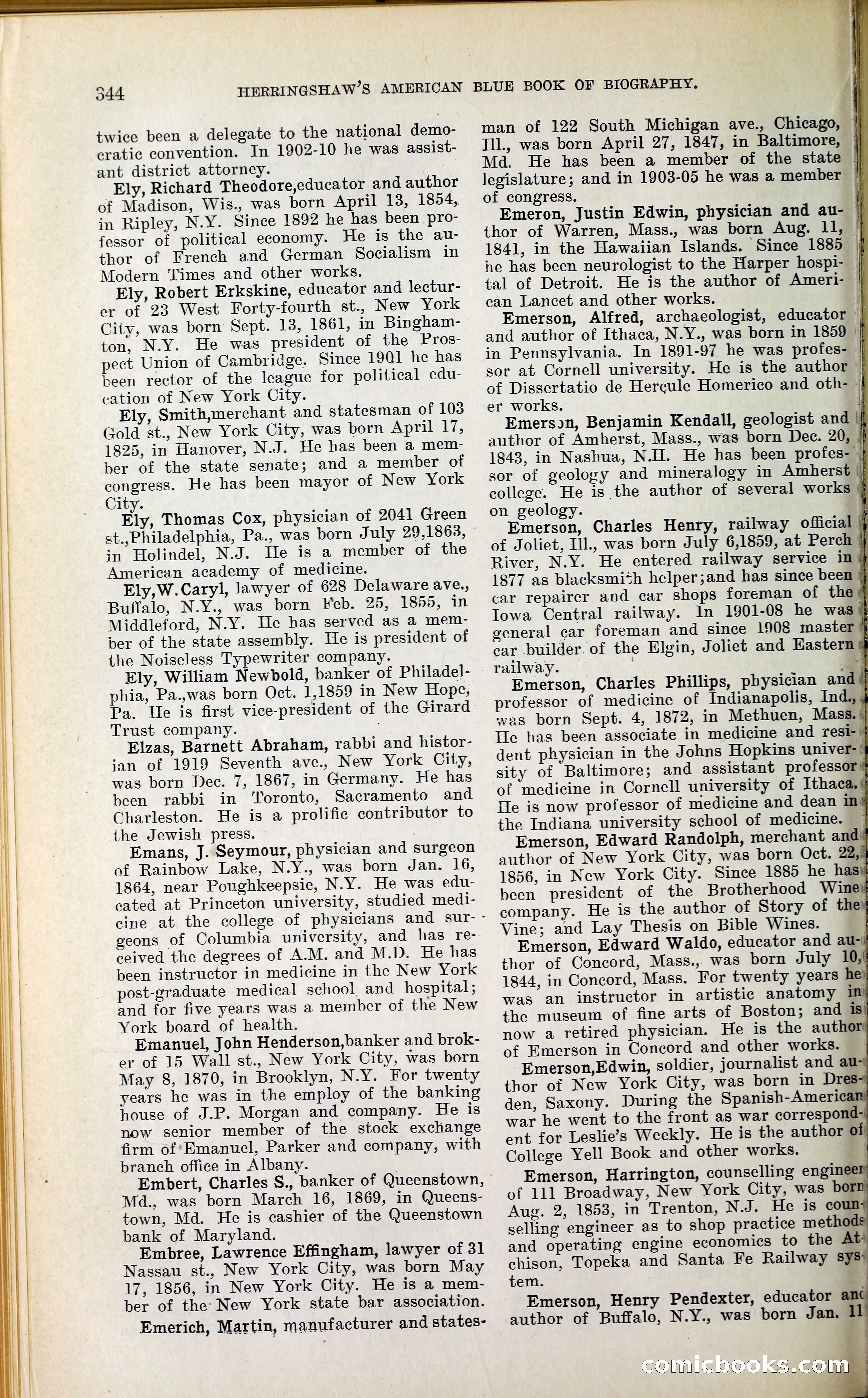 Herringshaw's American Blue Book of Biography — page 359 of 394