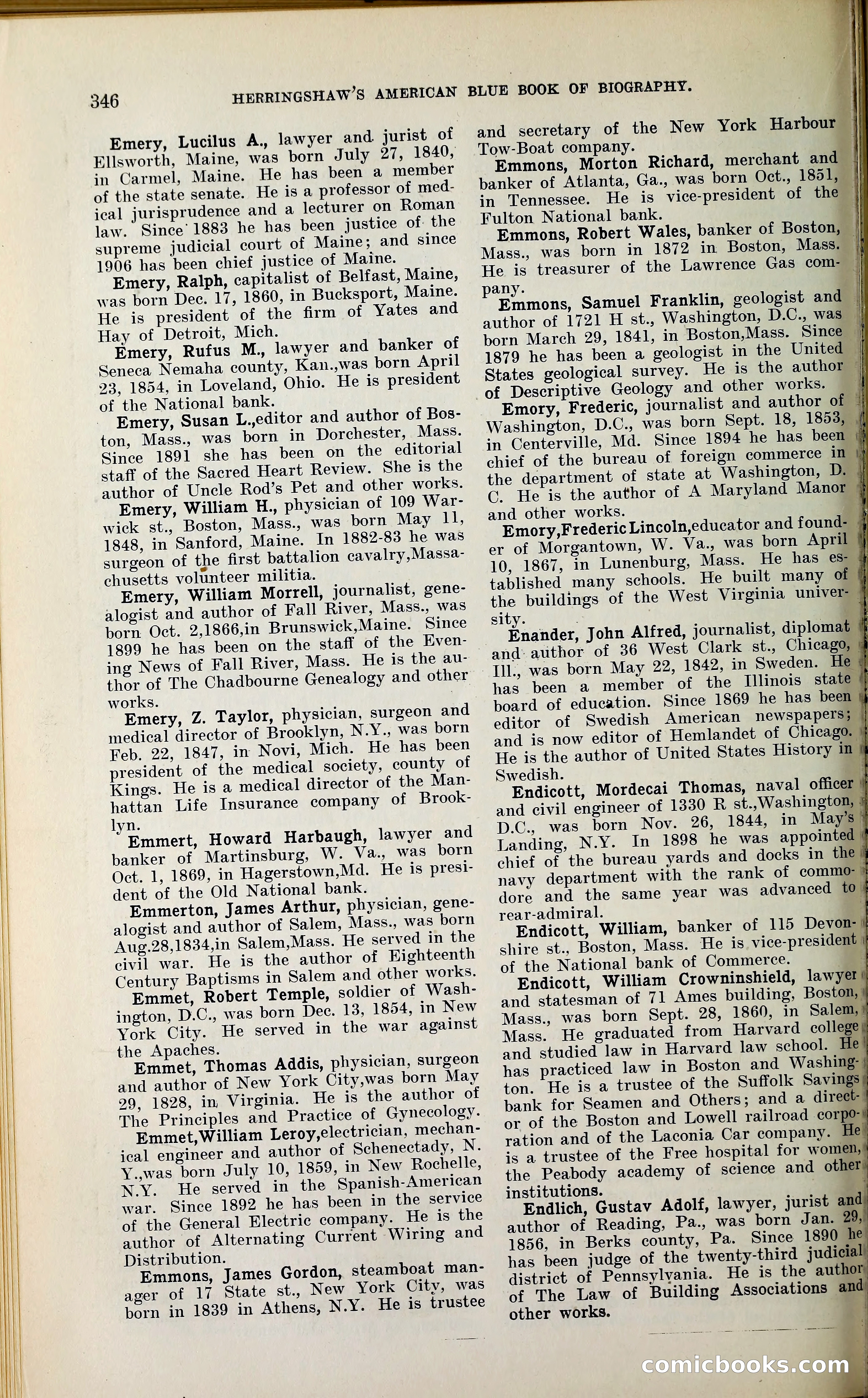 Herringshaw's American Blue Book of Biography — page 361 of 394