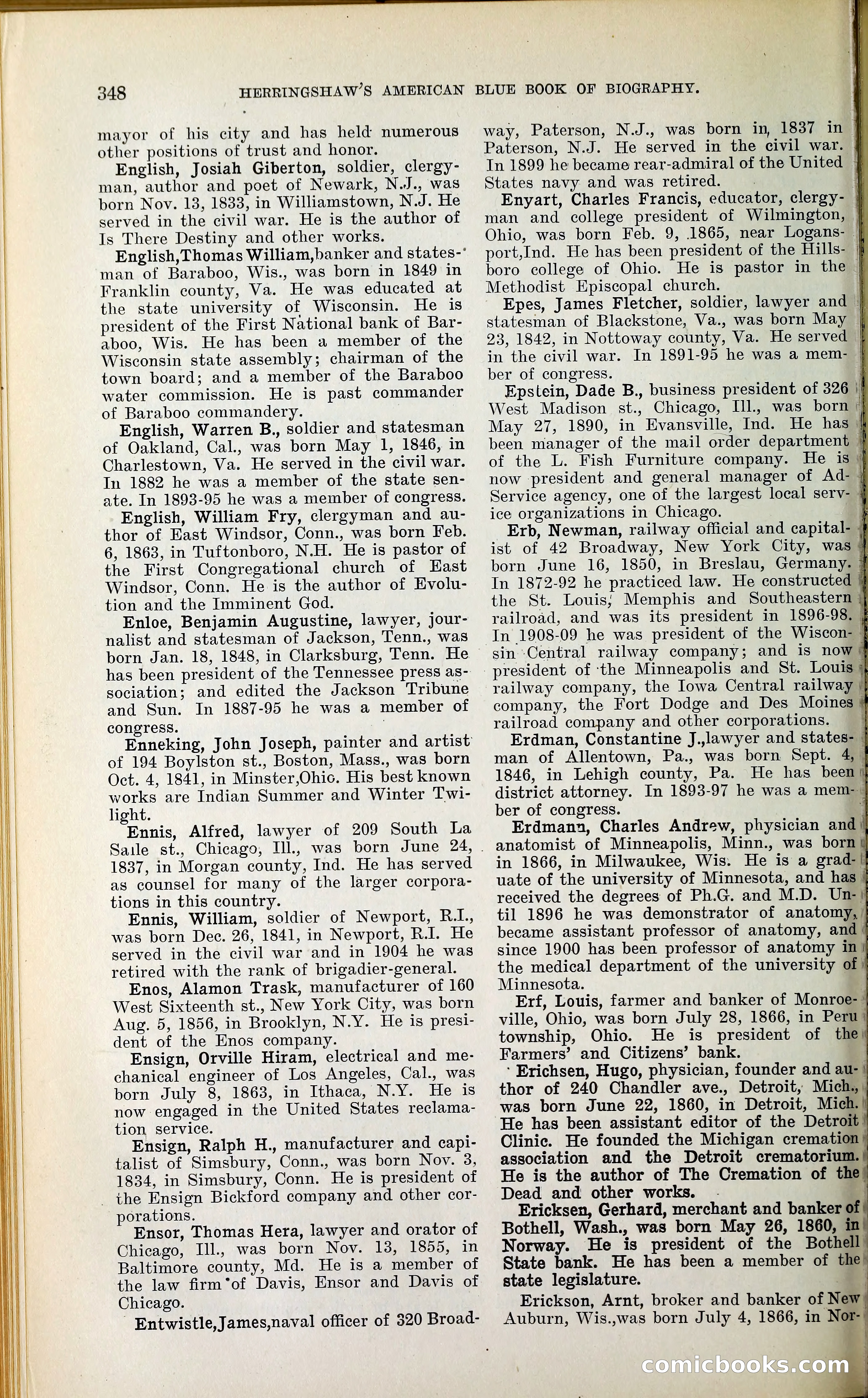 Herringshaw's American Blue Book of Biography — page 363 of 394