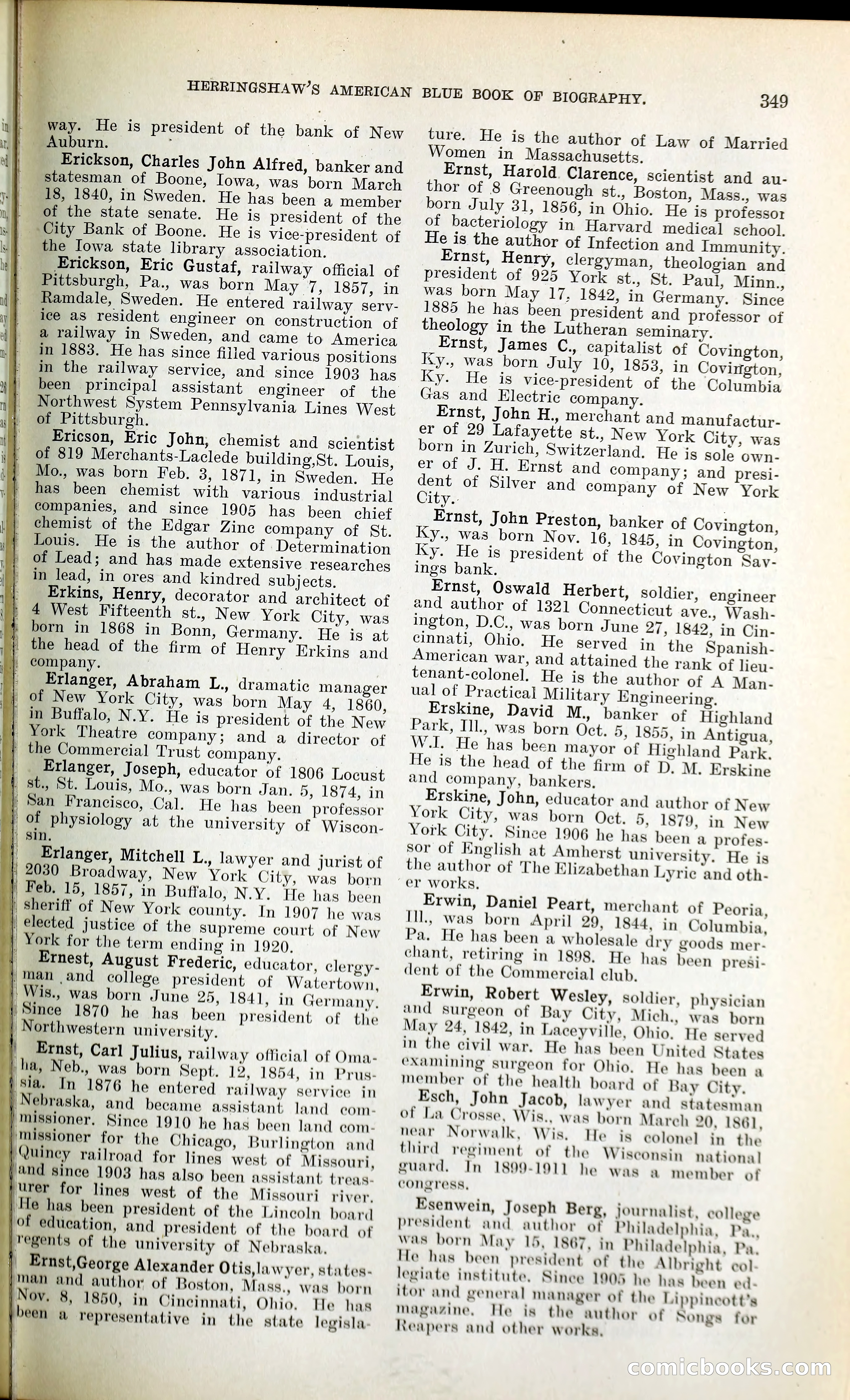 Herringshaw's American Blue Book of Biography — page 364 of 394