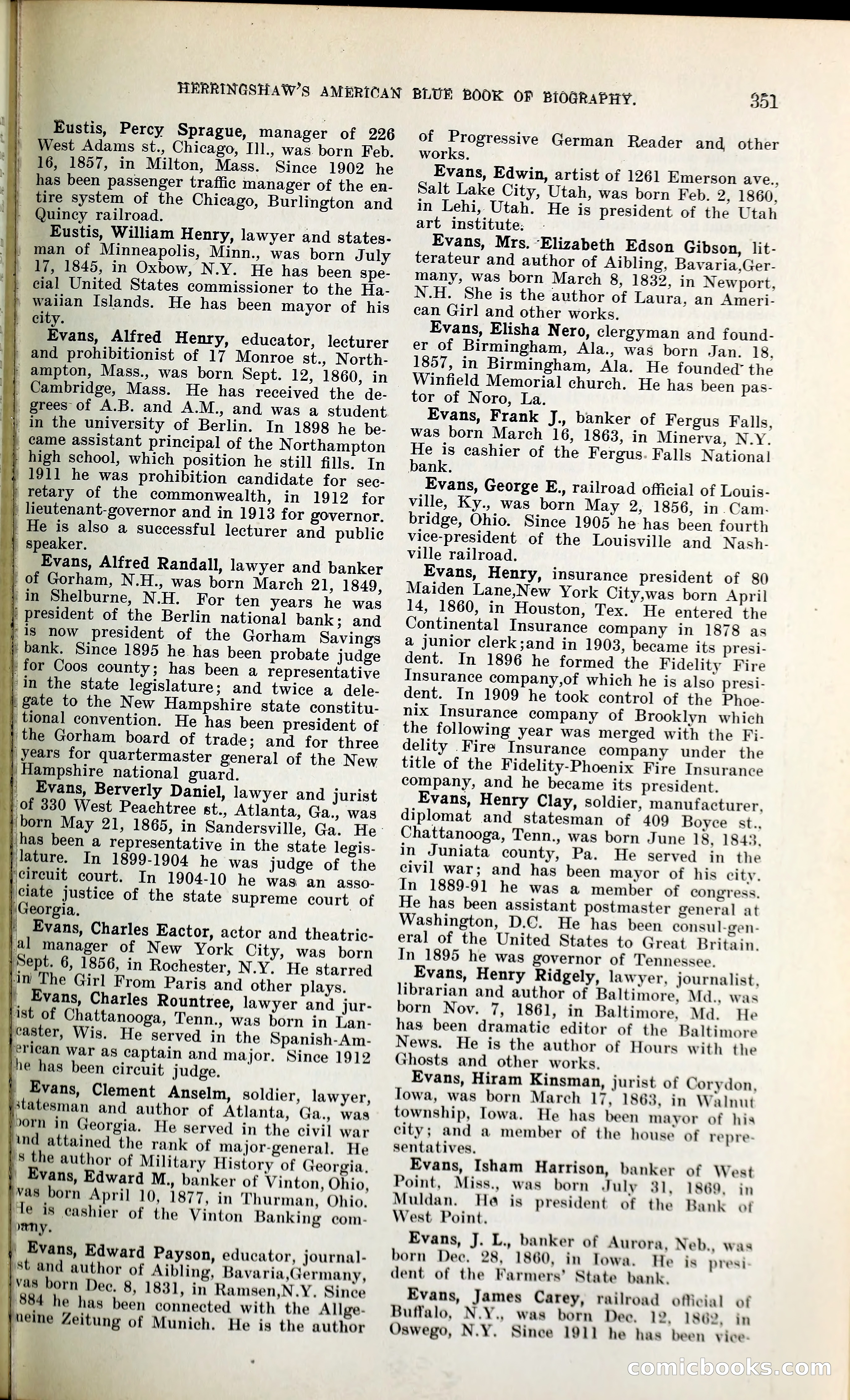 Herringshaw's American Blue Book of Biography — page 366 of 394