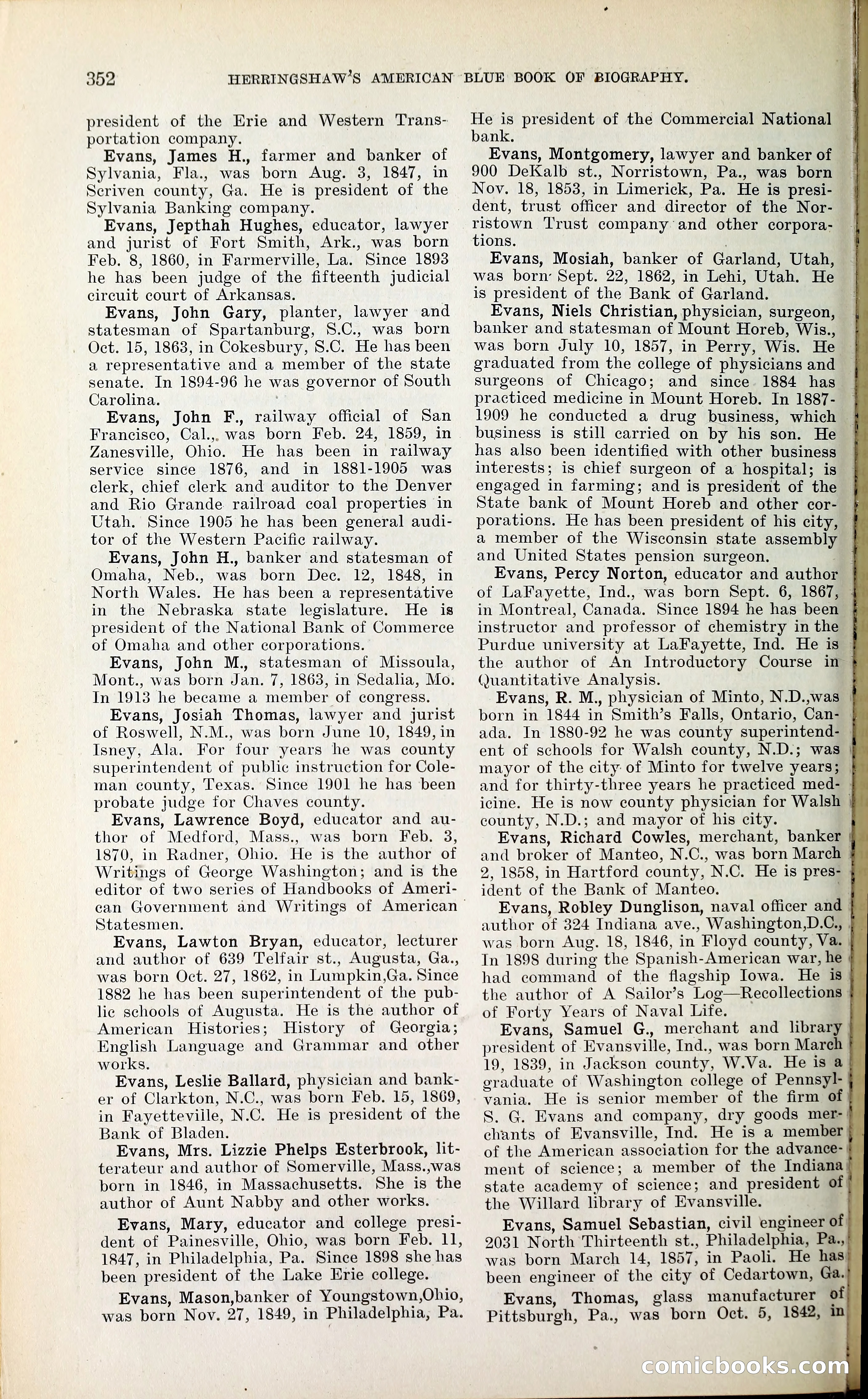 Herringshaw's American Blue Book of Biography — page 367 of 394