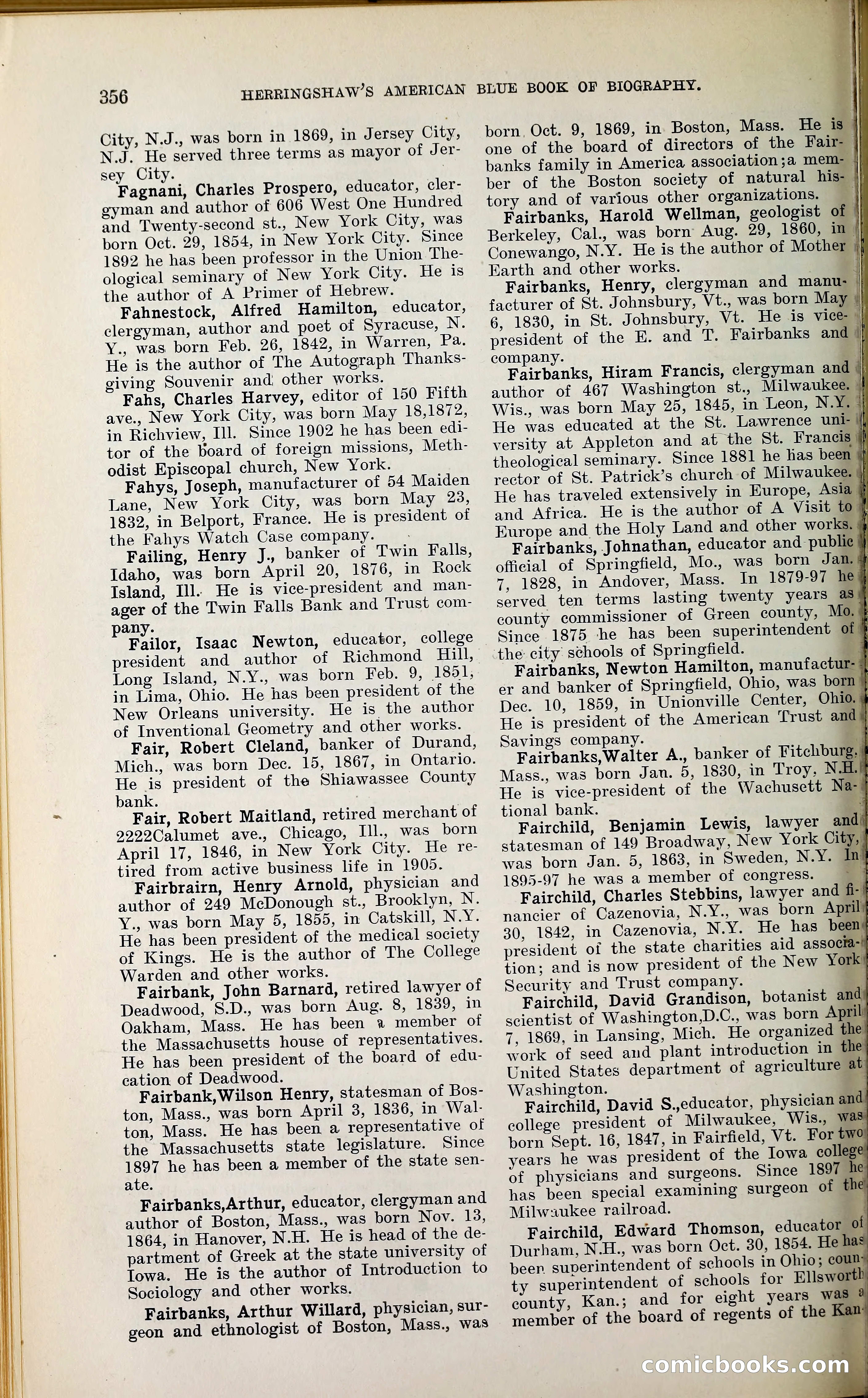 Herringshaw's American Blue Book of Biography — page 371 of 394