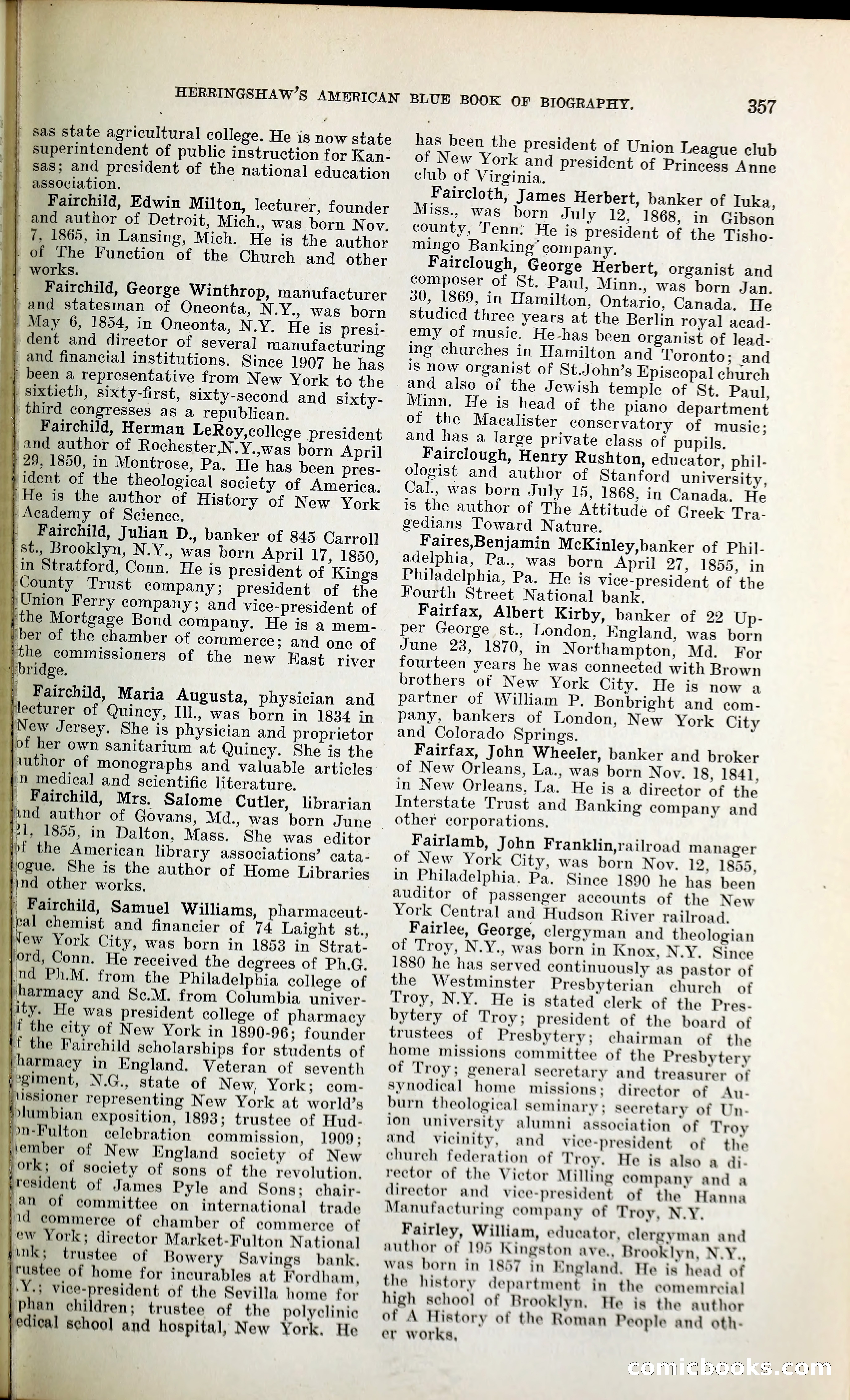 Herringshaw's American Blue Book of Biography — page 372 of 394