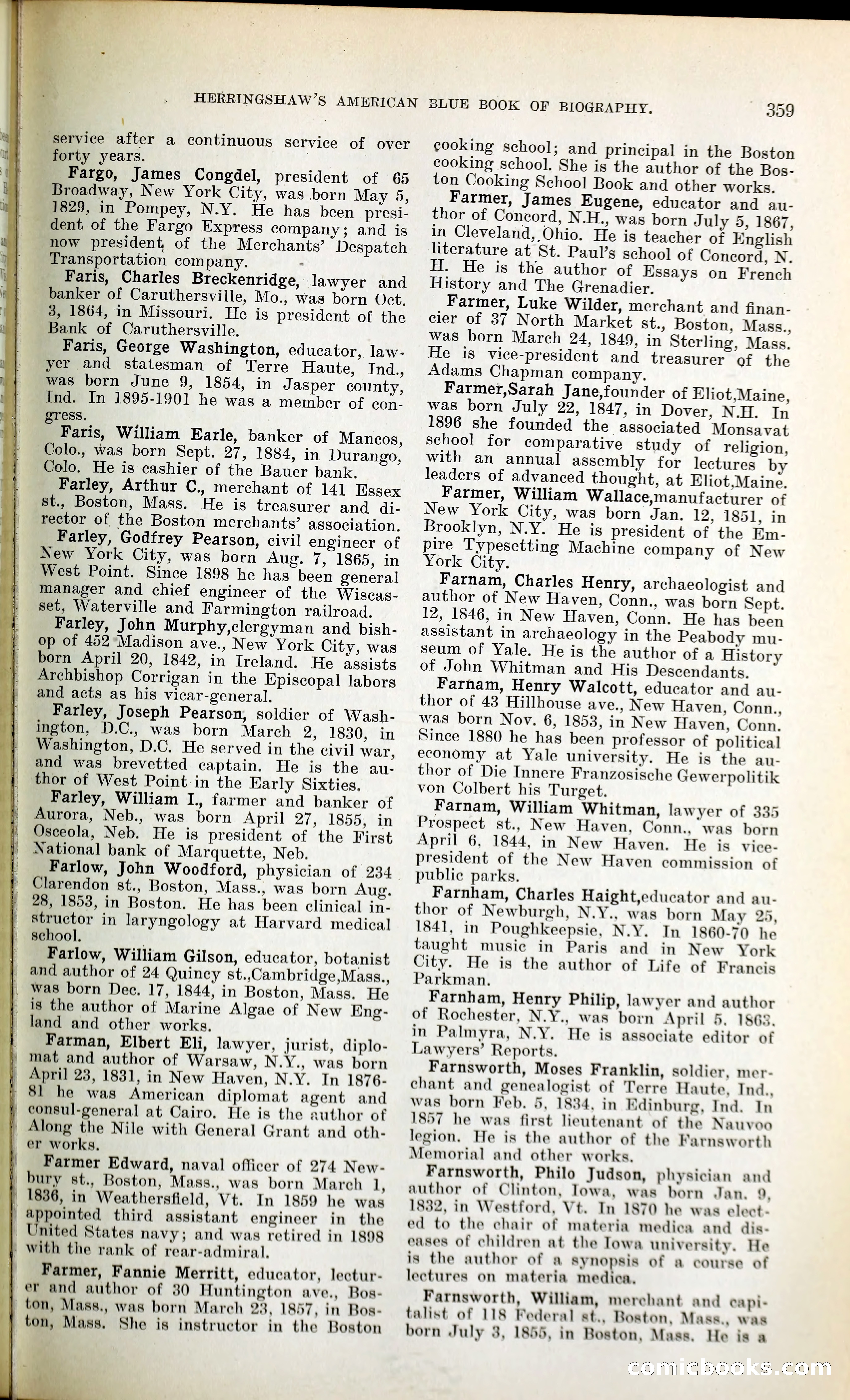 Herringshaw's American Blue Book of Biography — page 374 of 394