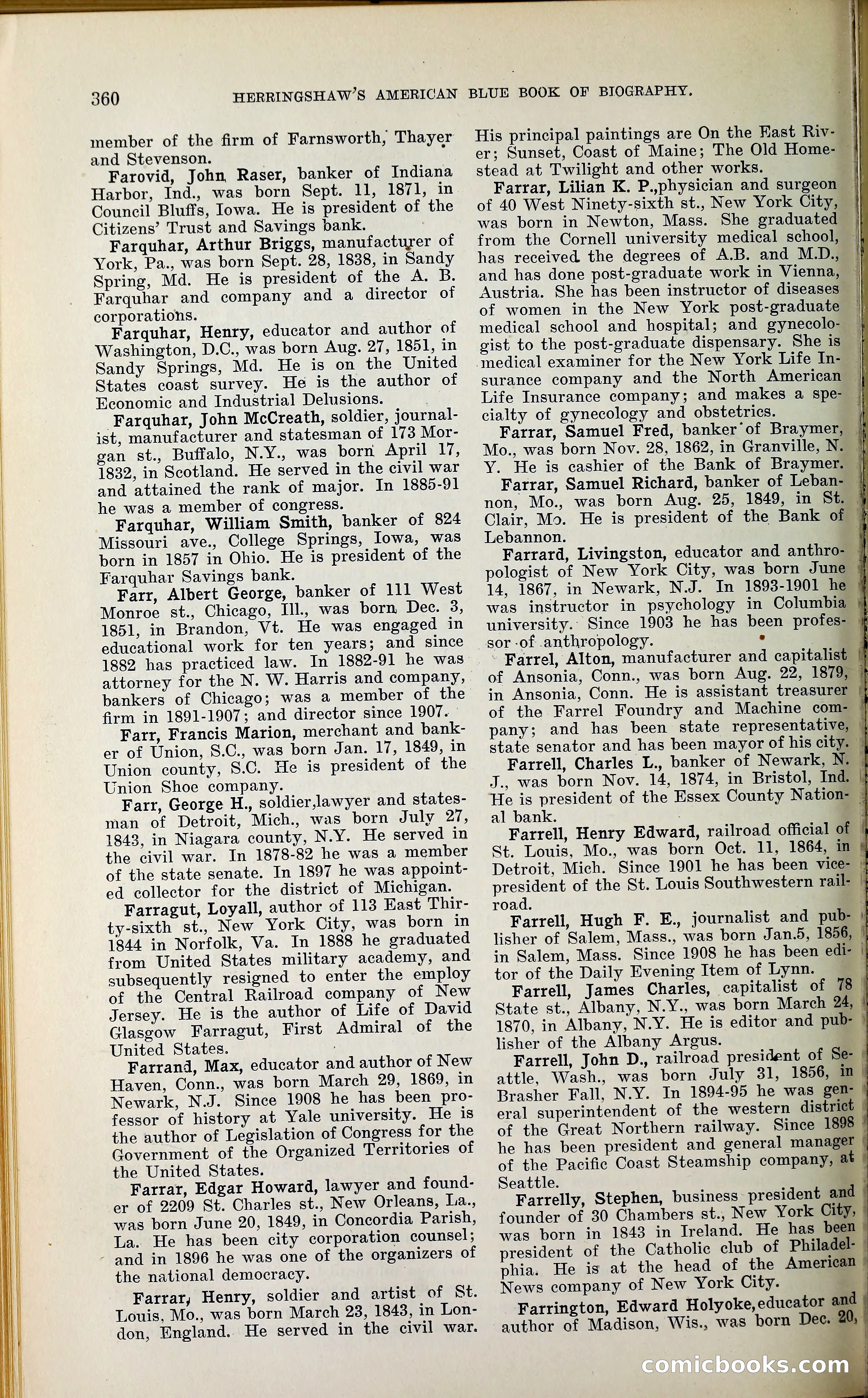 Herringshaw's American Blue Book of Biography — page 375 of 394