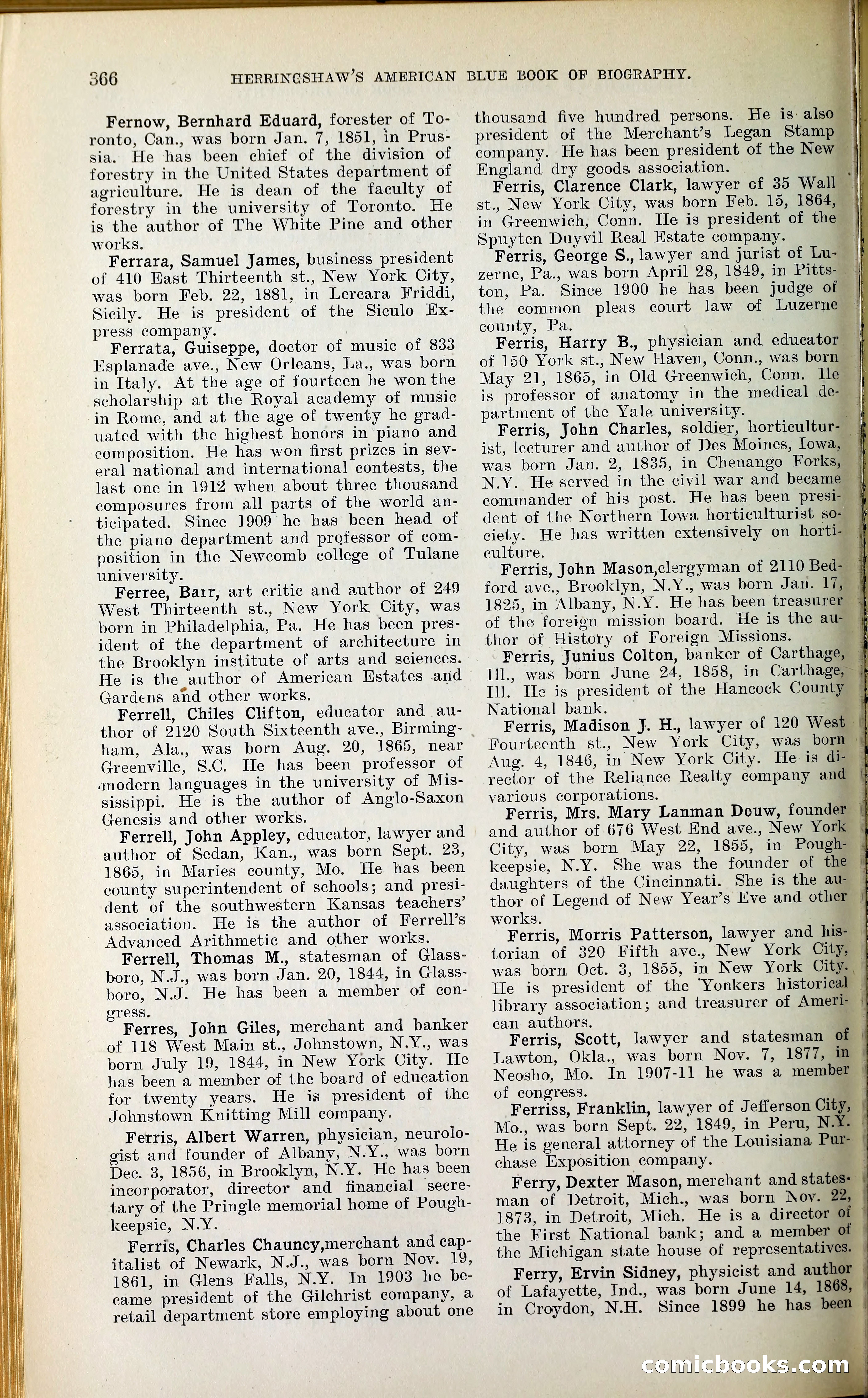Herringshaw's American Blue Book of Biography — page 381 of 394