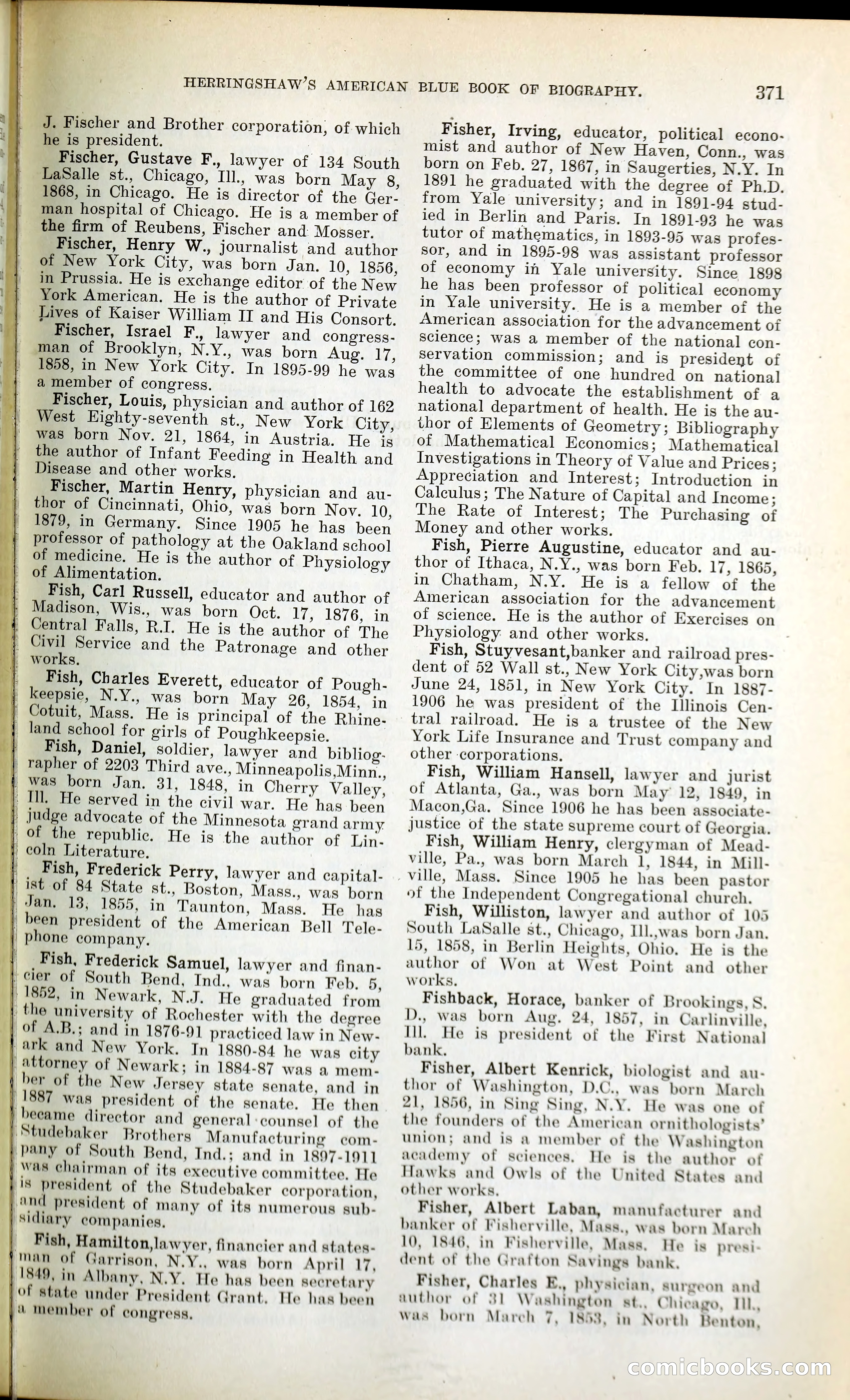 Herringshaw's American Blue Book of Biography — page 386 of 394
