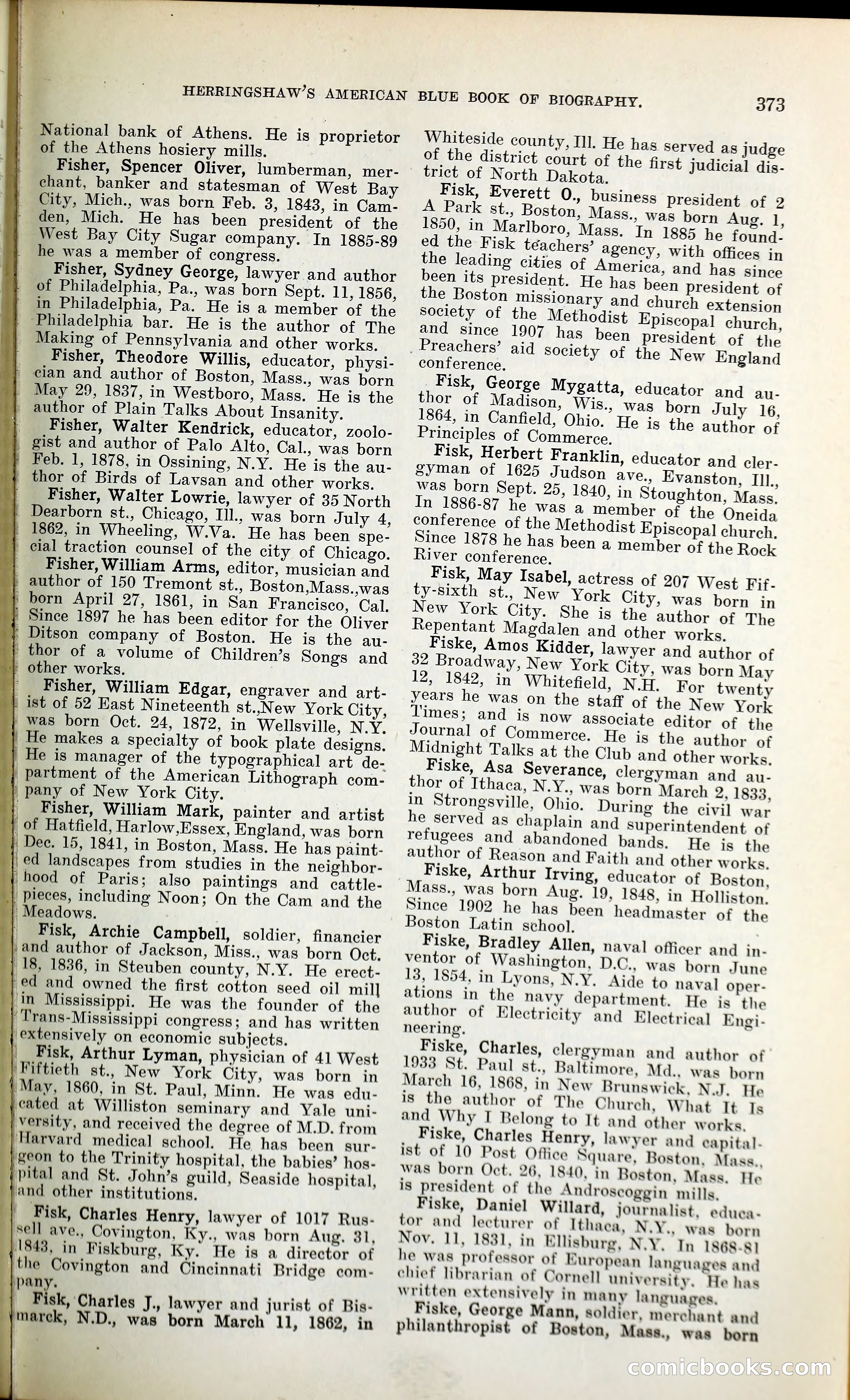 Herringshaw's American Blue Book of Biography — page 388 of 394