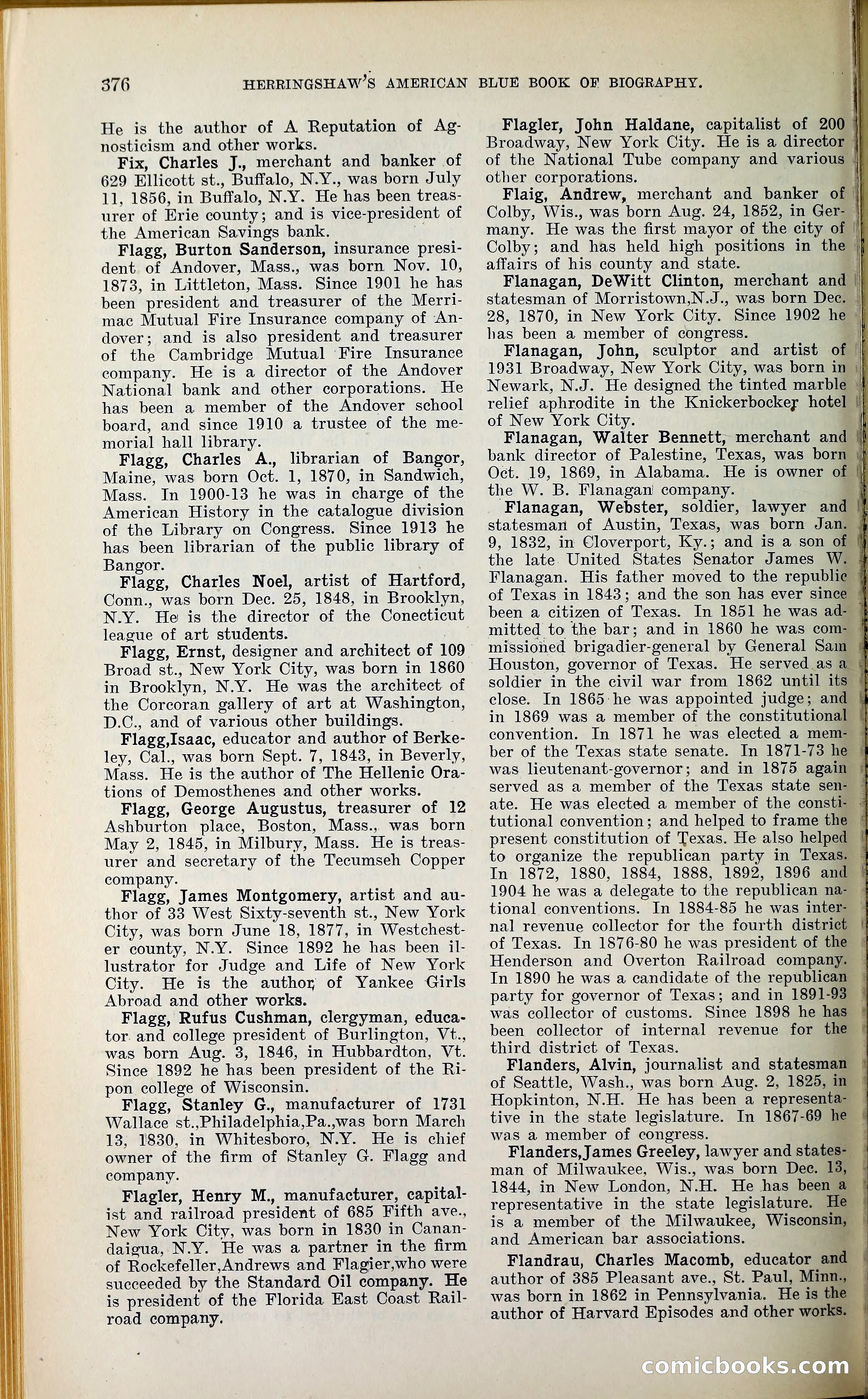 Herringshaw's American Blue Book of Biography — page 391 of 394