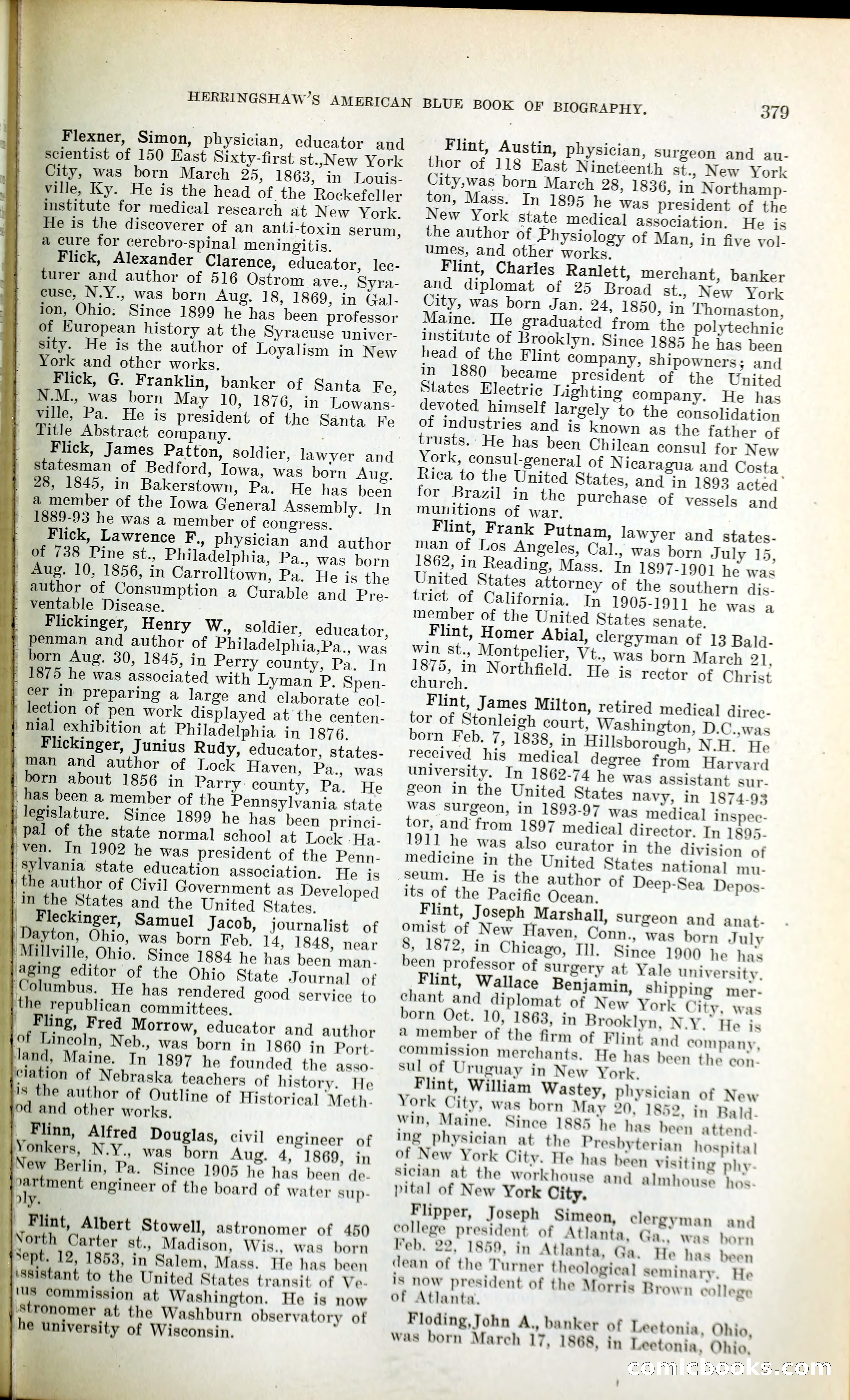 Herringshaw's American Blue Book of Biography — page 394 of 394