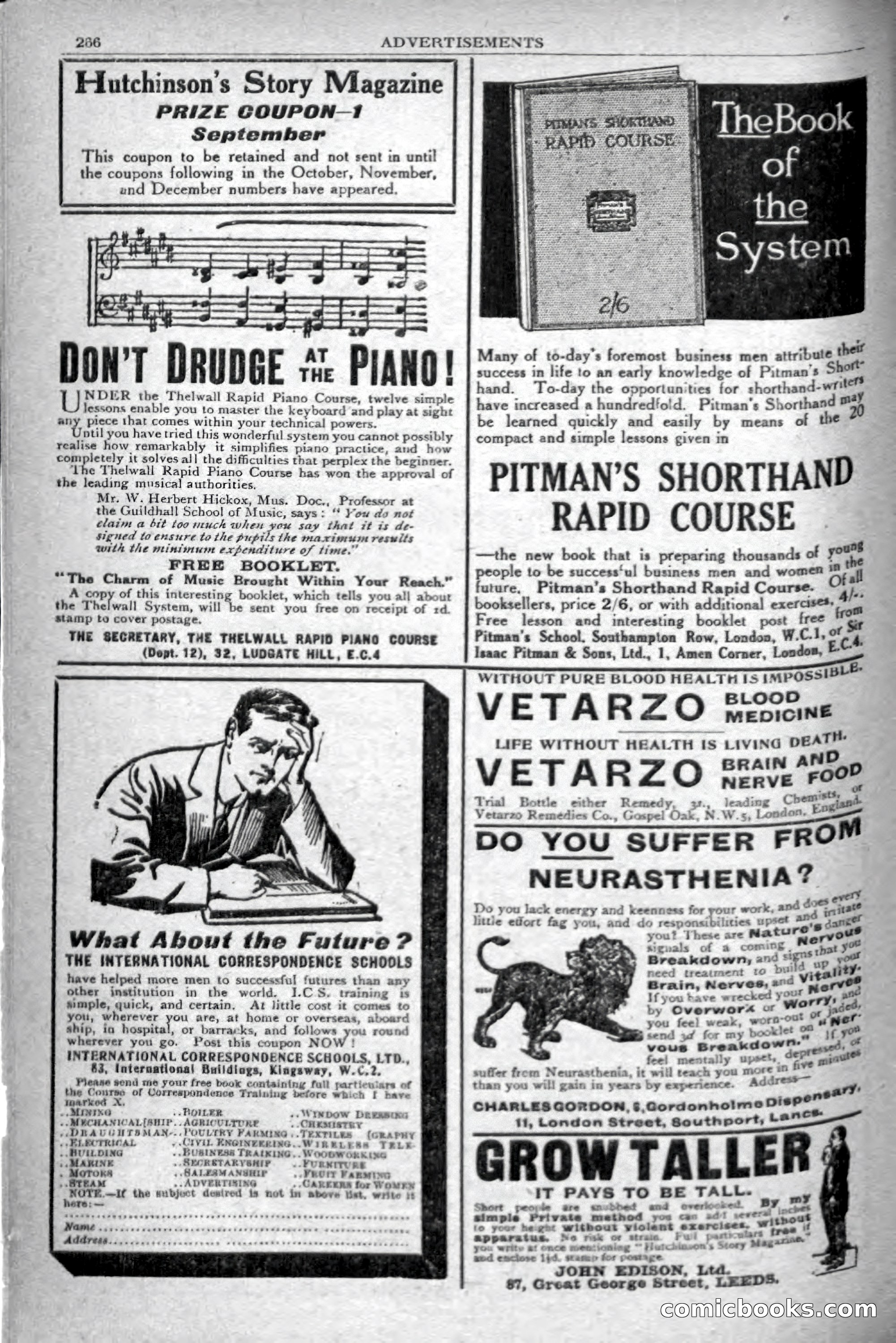 Hutchinson's Story Magazine, September 1919 — page 12 of 132