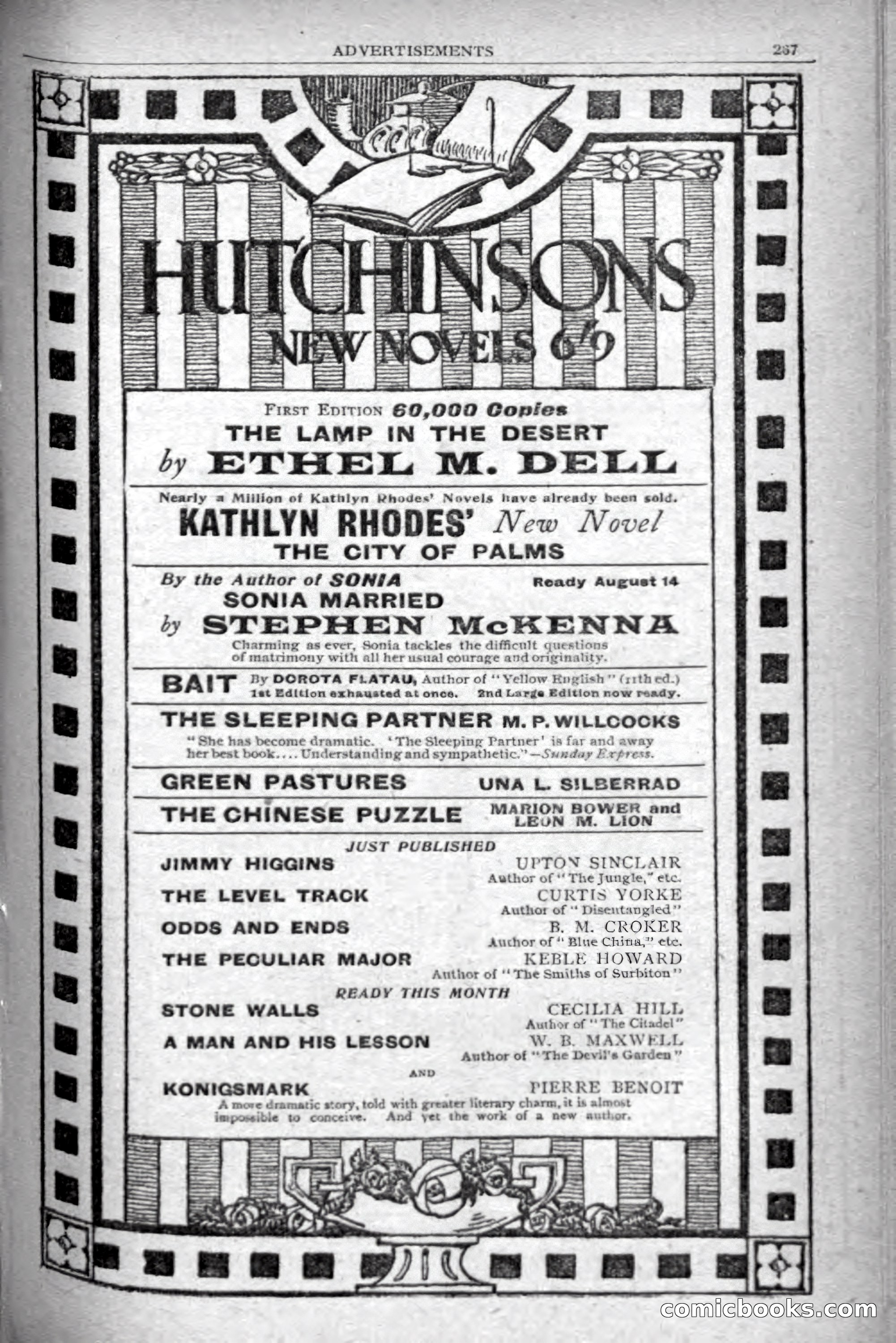 Hutchinson's Story Magazine, September 1919 — page 13 of 132