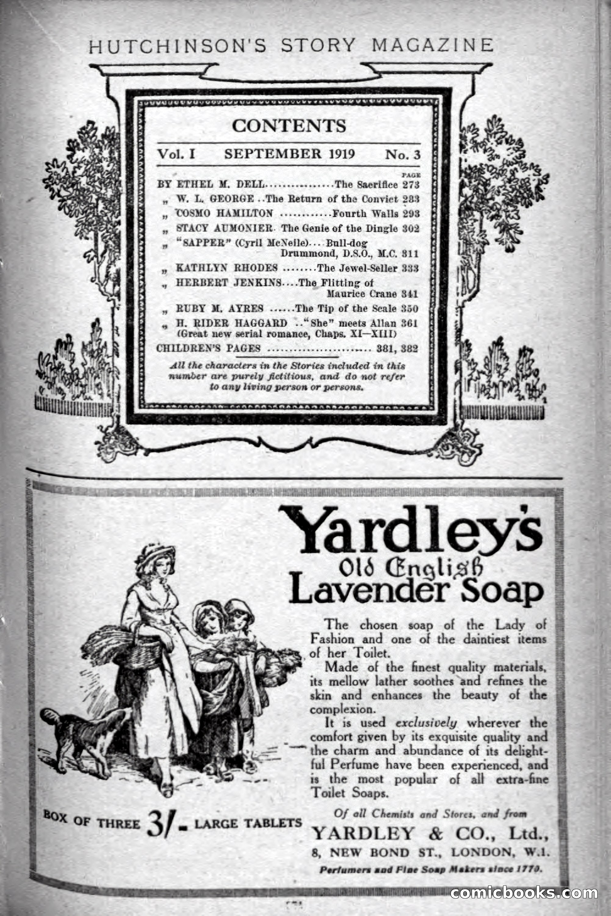 Hutchinson's Story Magazine, September 1919 — page 17 of 132