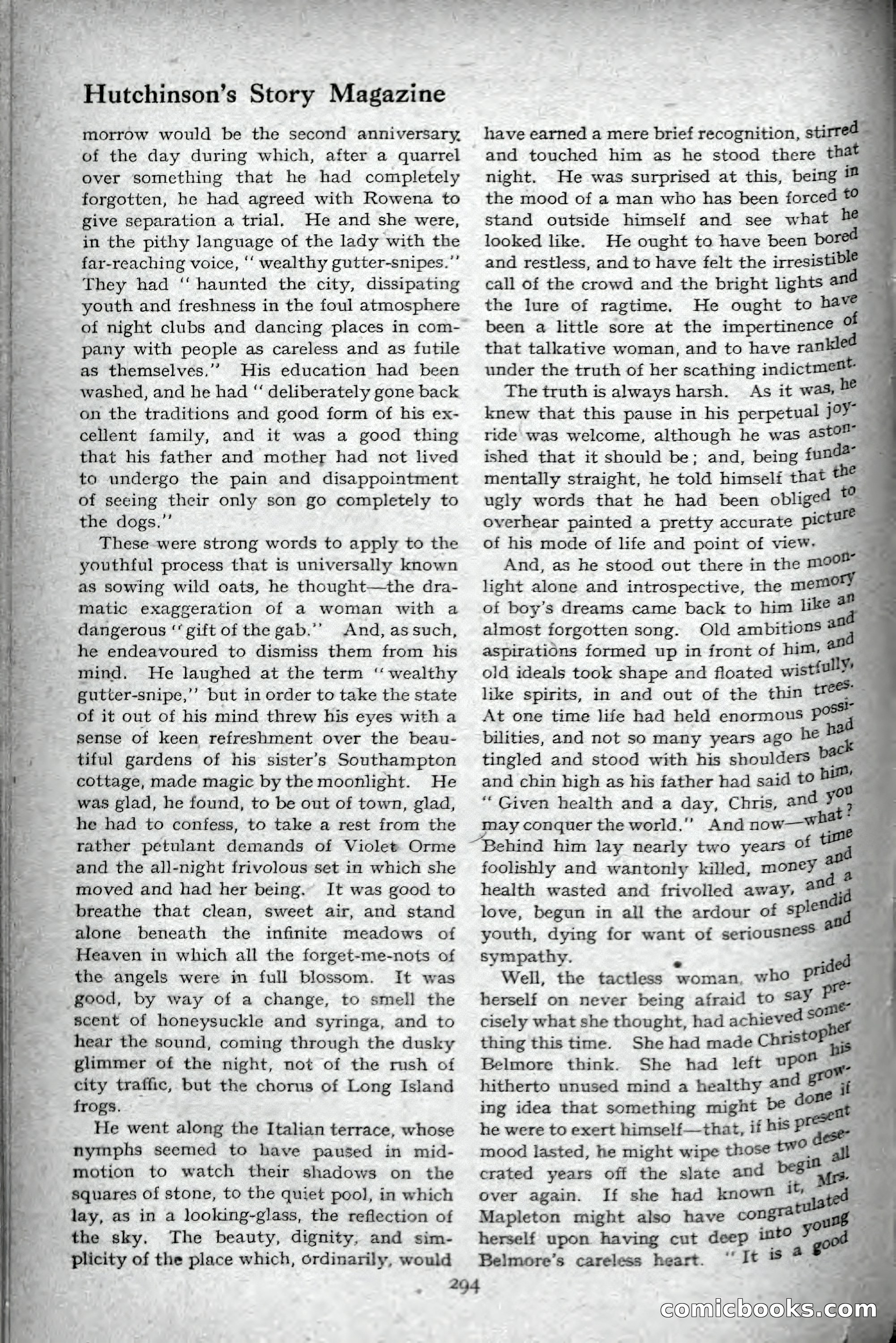 Hutchinson's Story Magazine, September 1919 — page 40 of 132