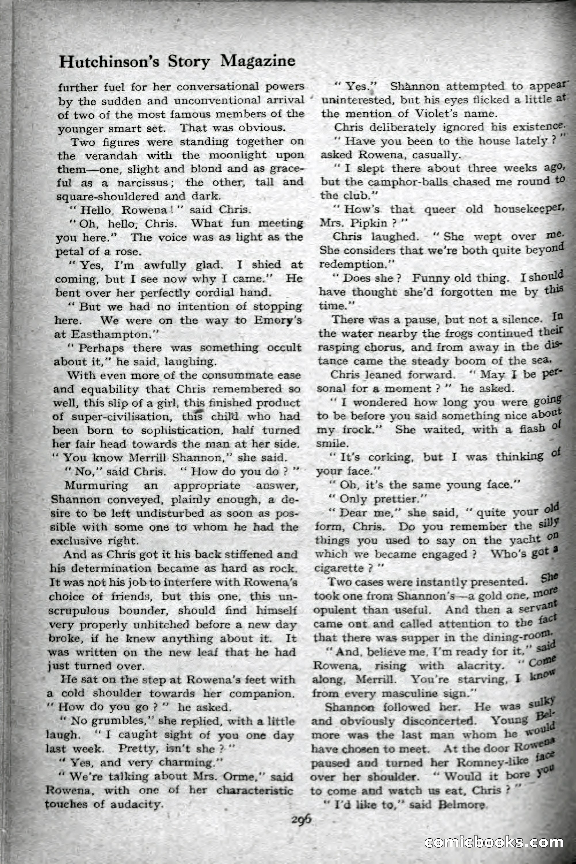 Hutchinson's Story Magazine, September 1919 — page 42 of 132
