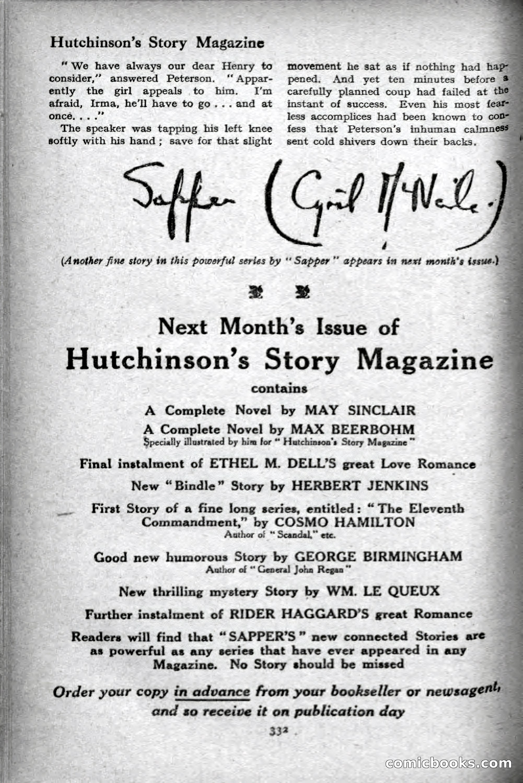 Hutchinson's Story Magazine, September 1919 — page 78 of 132