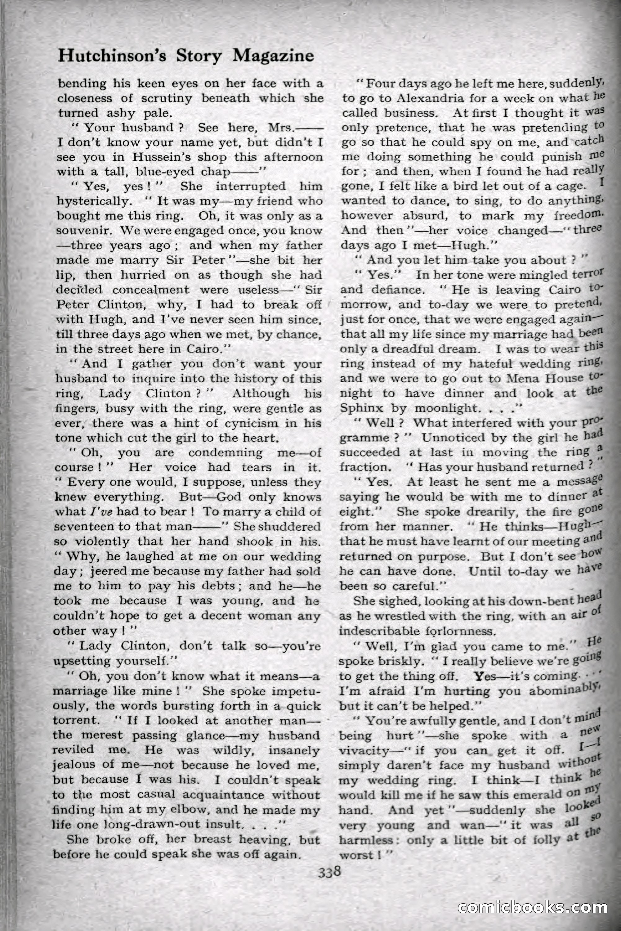 Hutchinson's Story Magazine, September 1919 — page 84 of 132