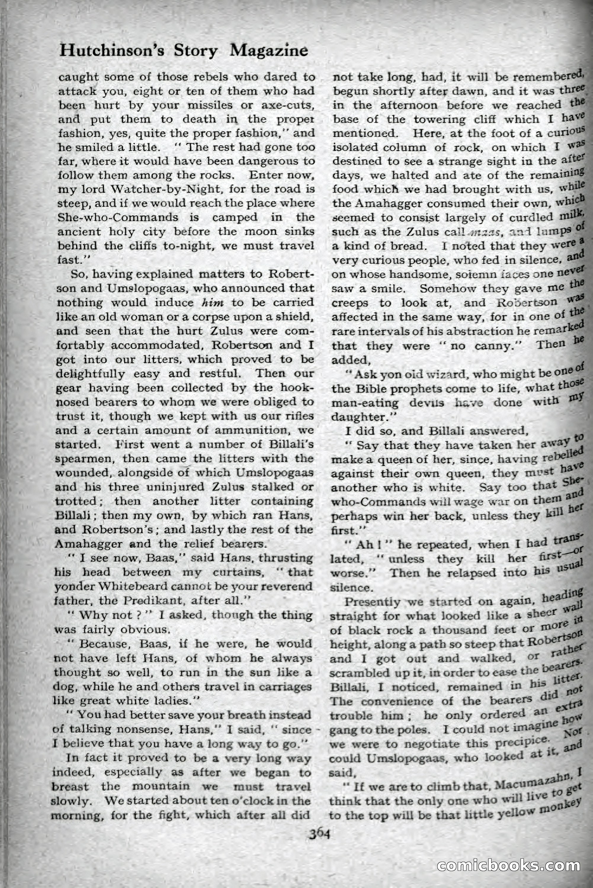 Hutchinson's Story Magazine, September 1919 — page 110 of 132