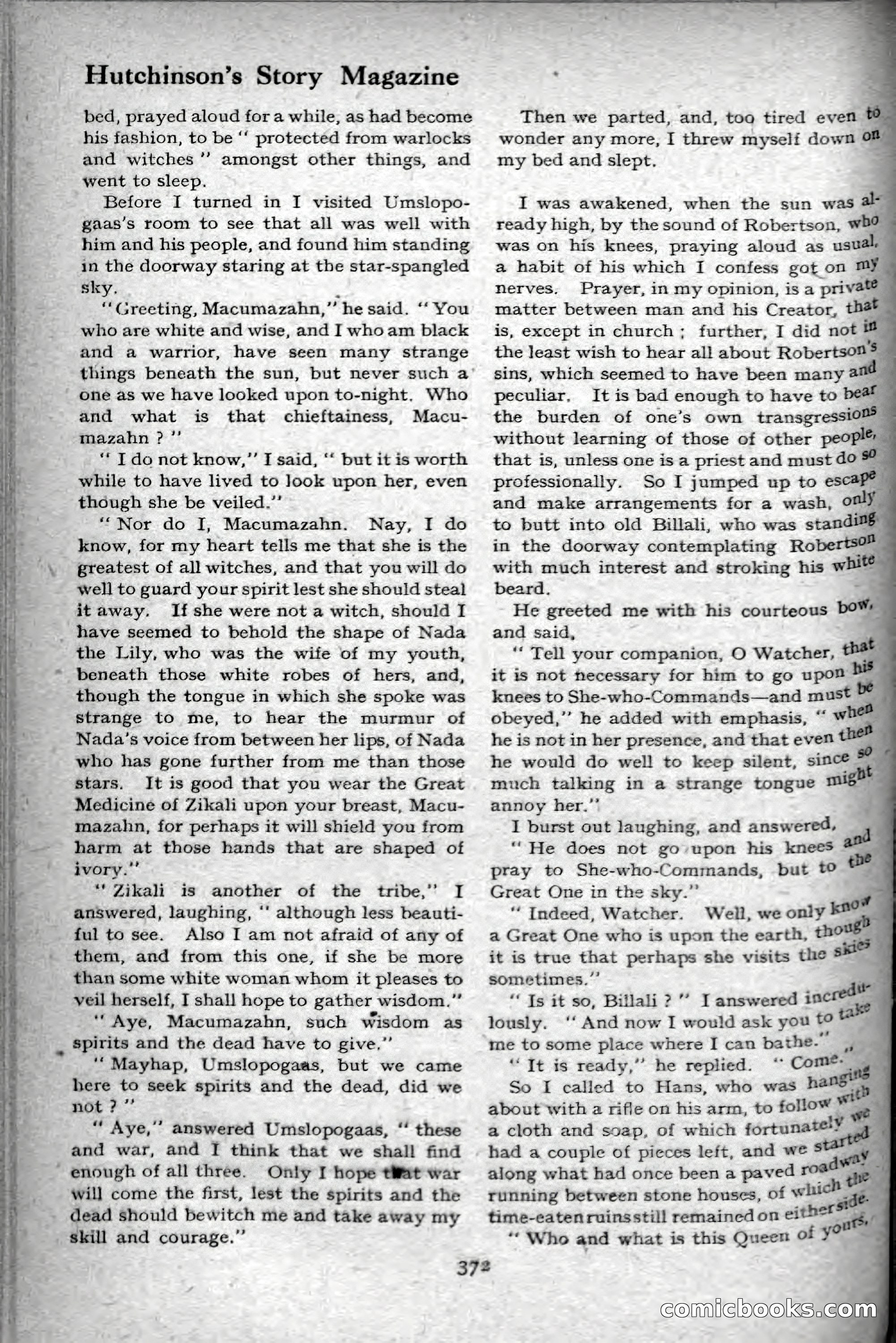 Hutchinson's Story Magazine, September 1919 — page 118 of 132