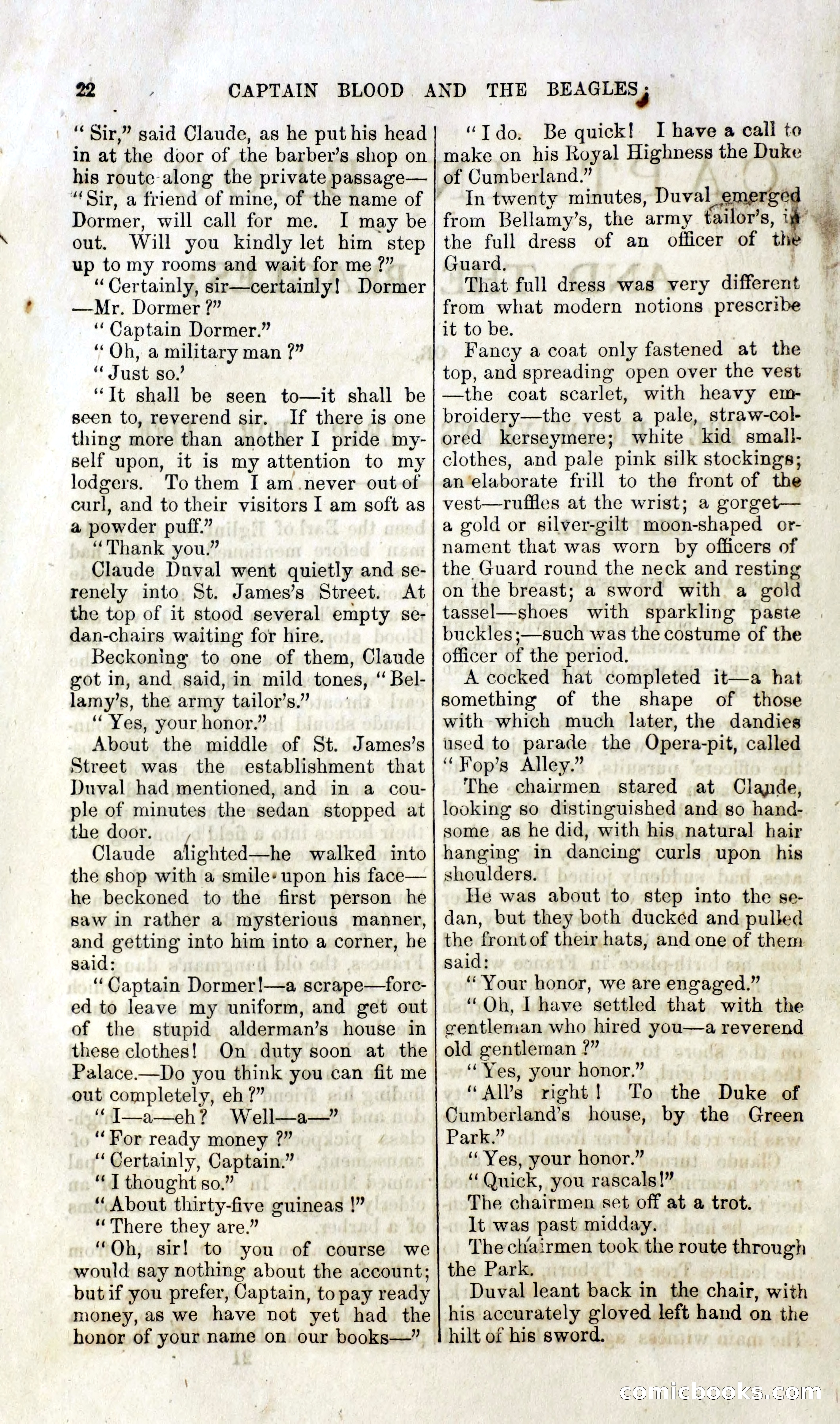 Captain Blood and the Beagles; or, The Highwayman's Leap for Life — page 6 of 82