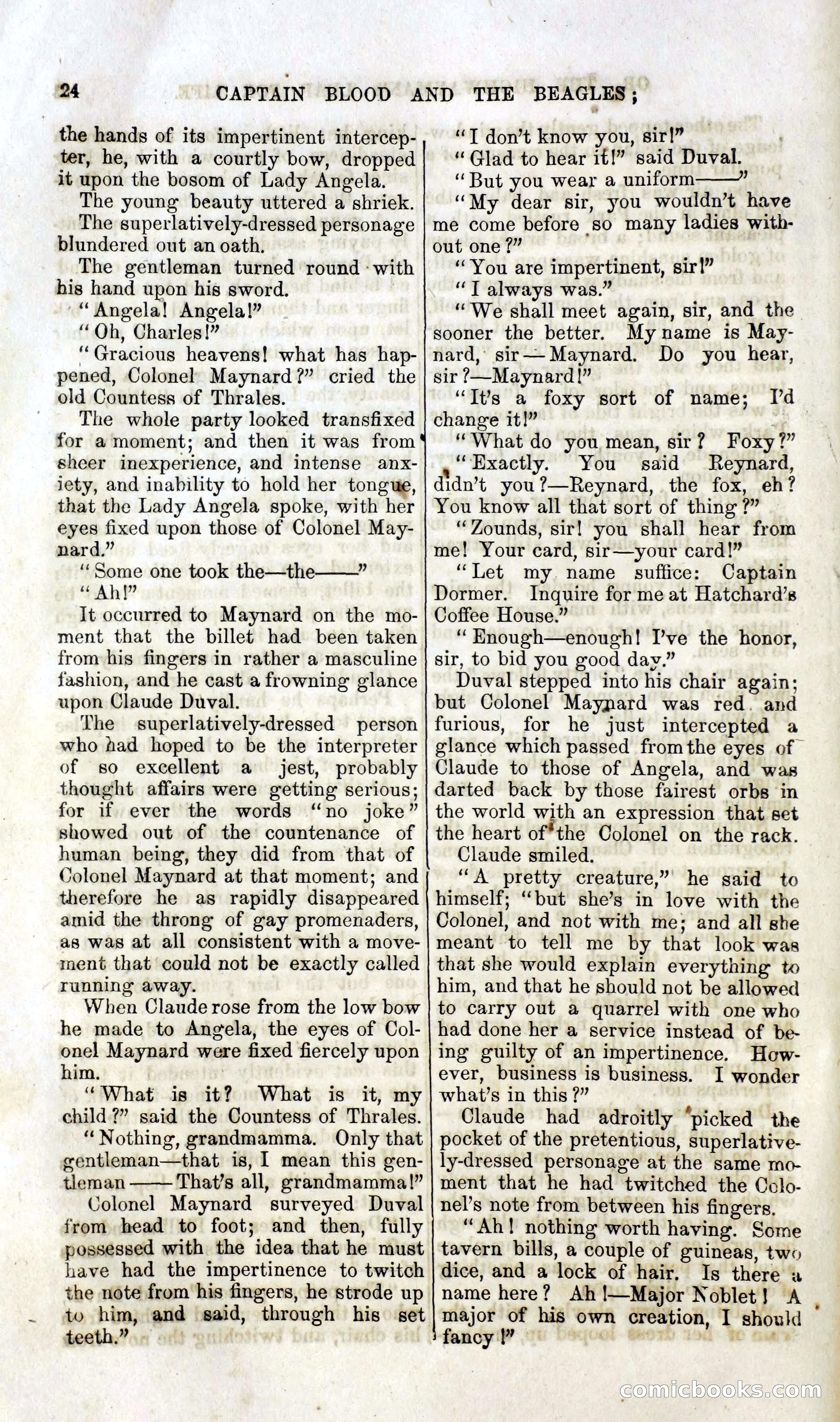 Captain Blood and the Beagles; or, The Highwayman's Leap for Life — page 8 of 82