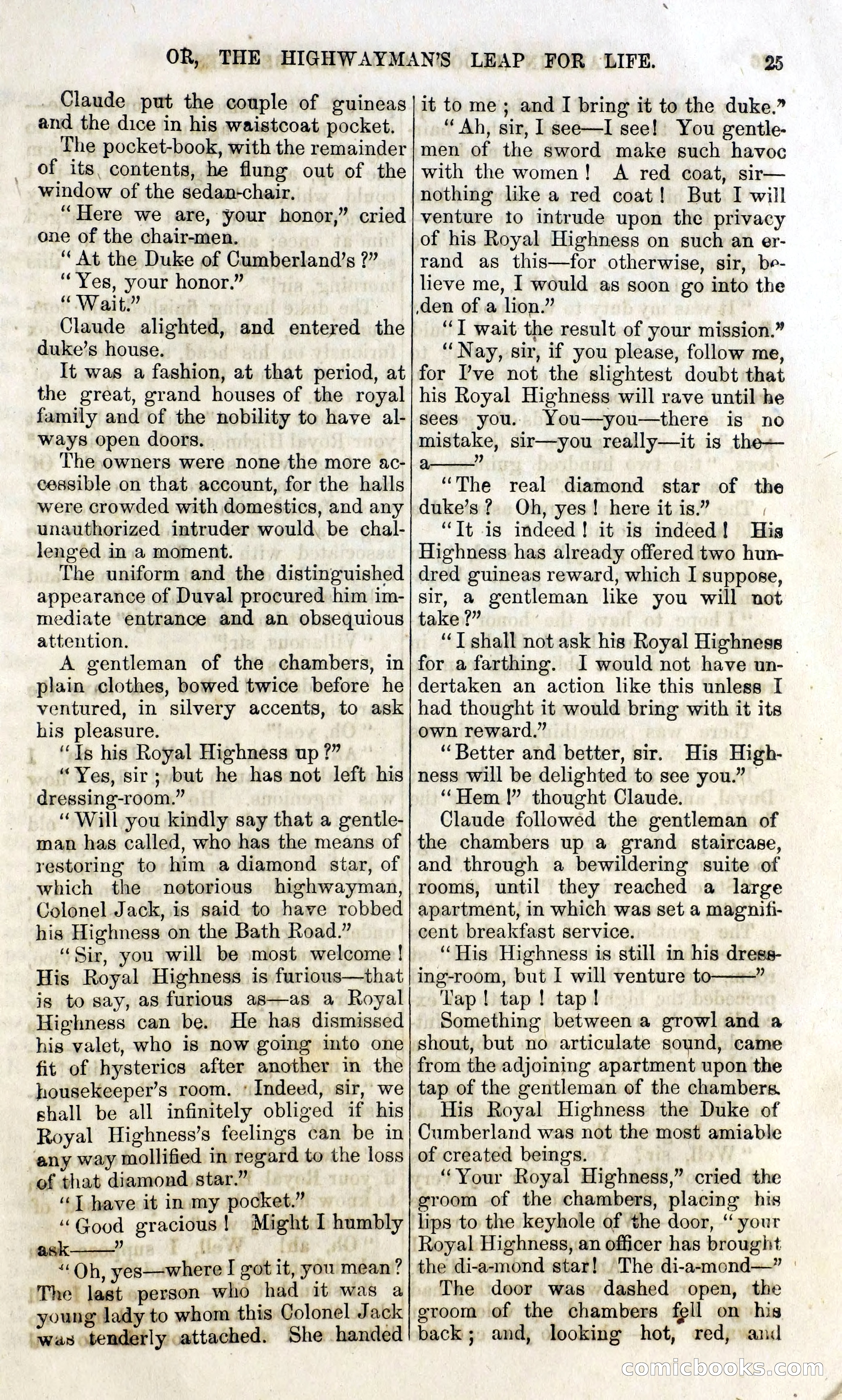 Captain Blood and the Beagles; or, The Highwayman's Leap for Life — page 9 of 82