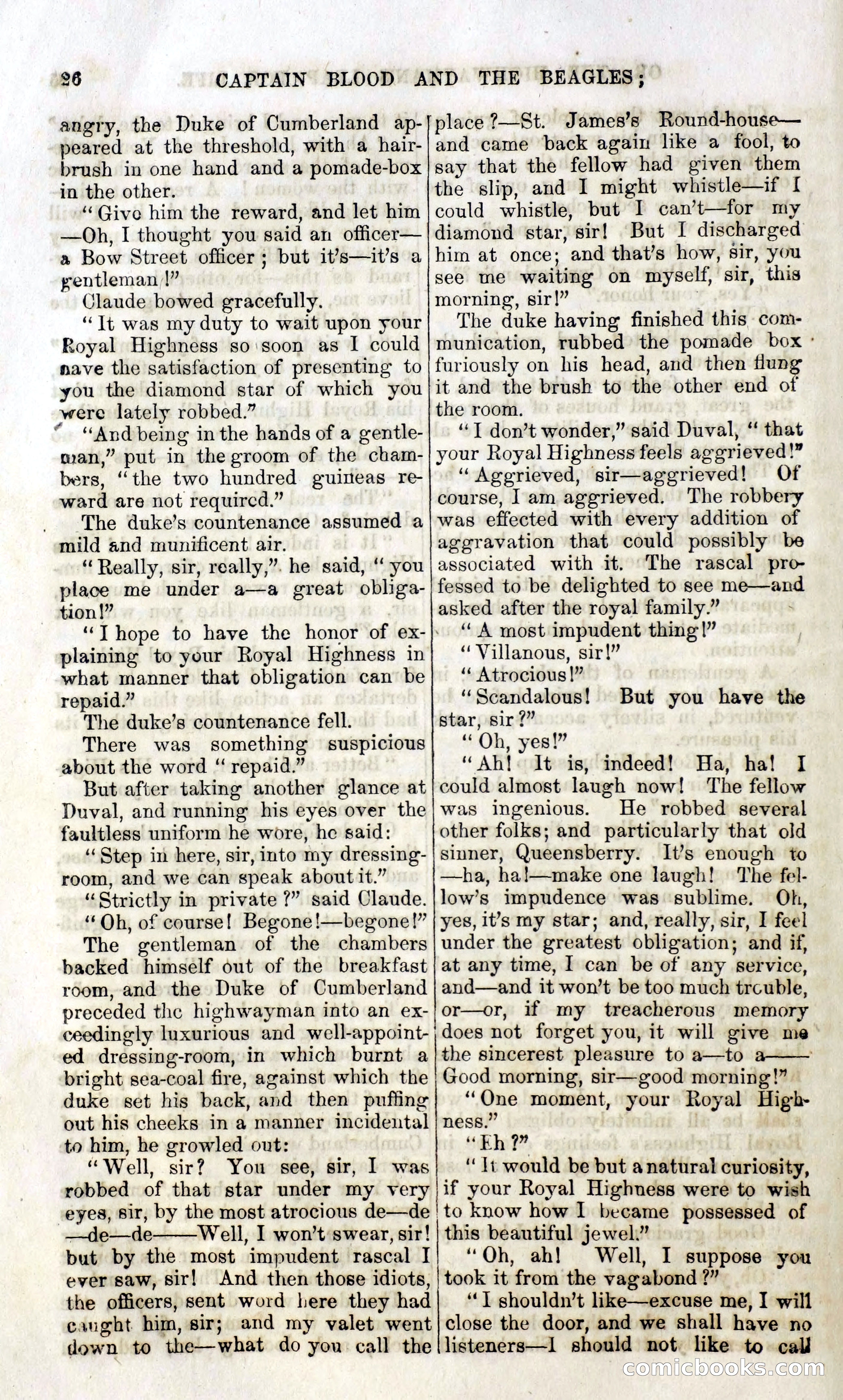 Captain Blood and the Beagles; or, The Highwayman's Leap for Life — page 10 of 82
