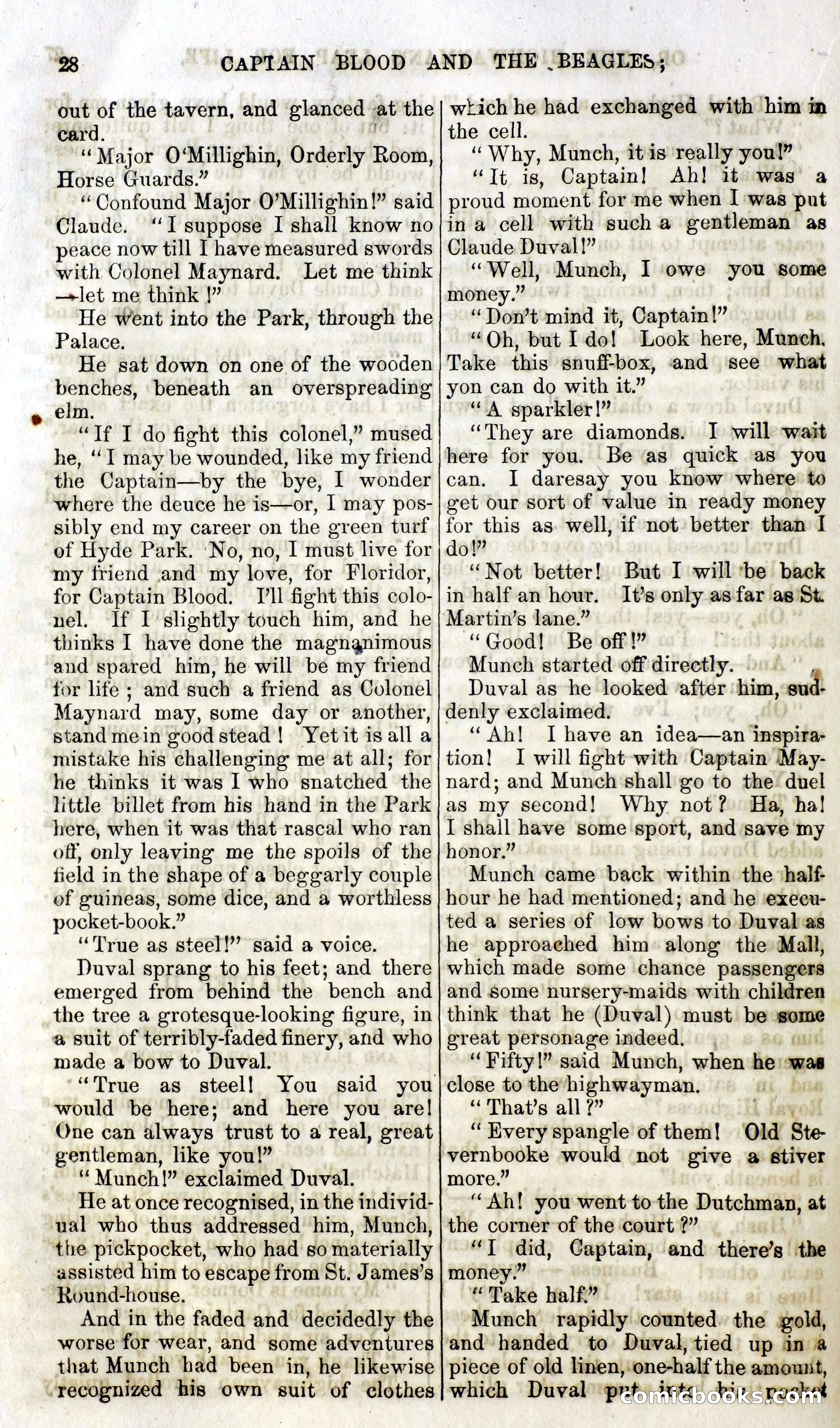Captain Blood and the Beagles; or, The Highwayman's Leap for Life — page 12 of 82