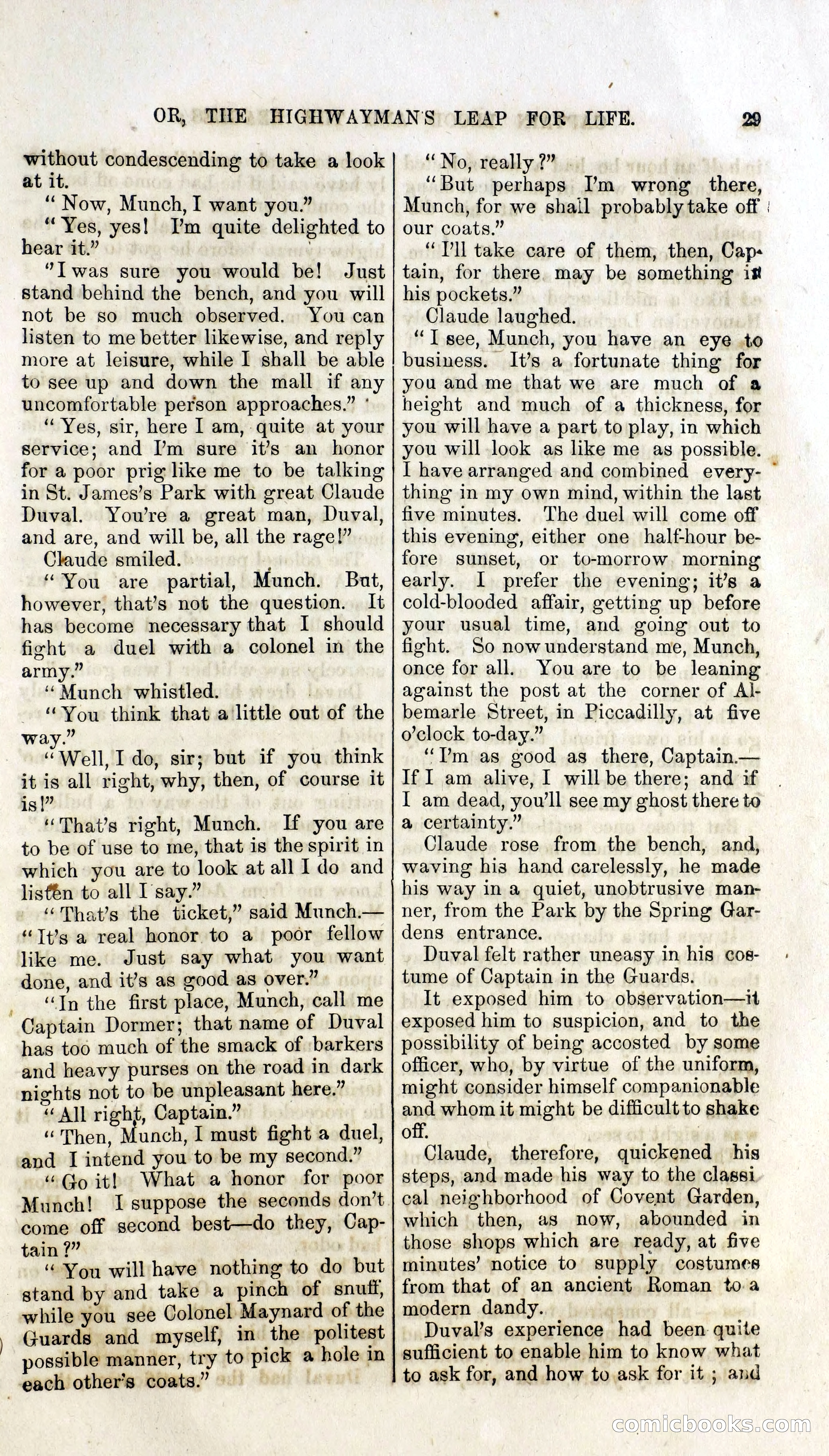 Captain Blood and the Beagles; or, The Highwayman's Leap for Life — page 13 of 82