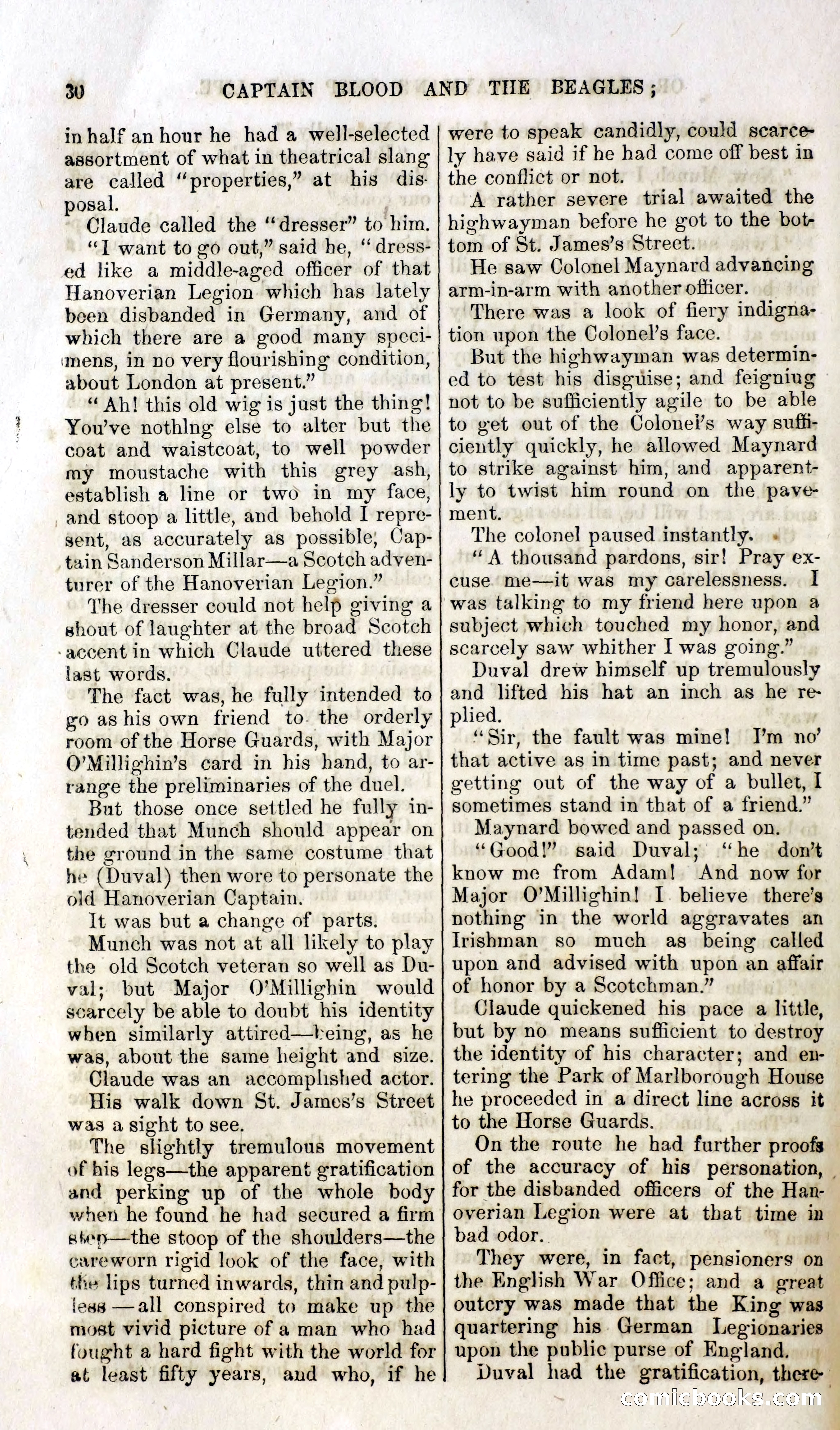 Captain Blood and the Beagles; or, The Highwayman's Leap for Life — page 14 of 82