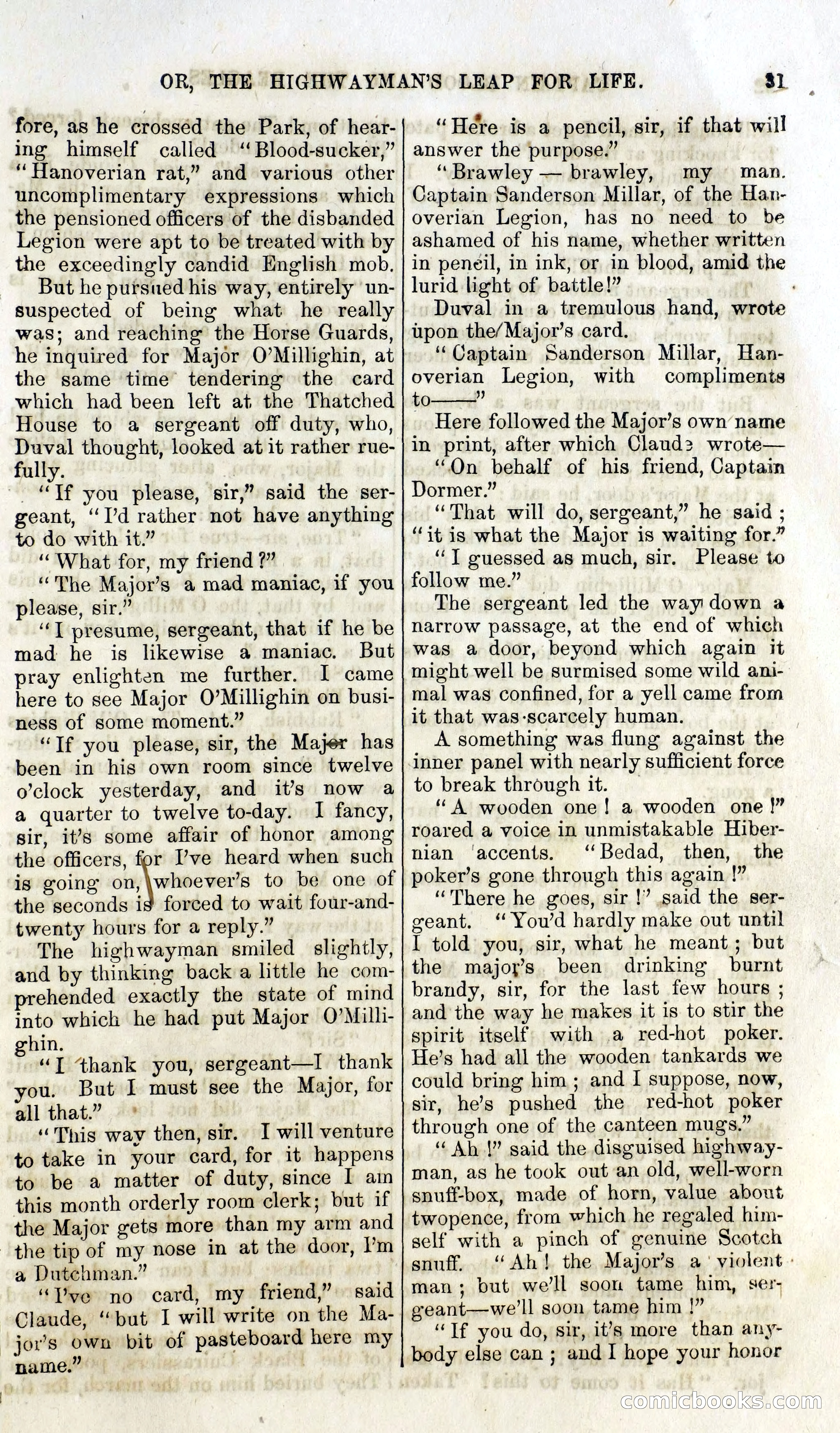 Captain Blood and the Beagles; or, The Highwayman's Leap for Life — page 15 of 82