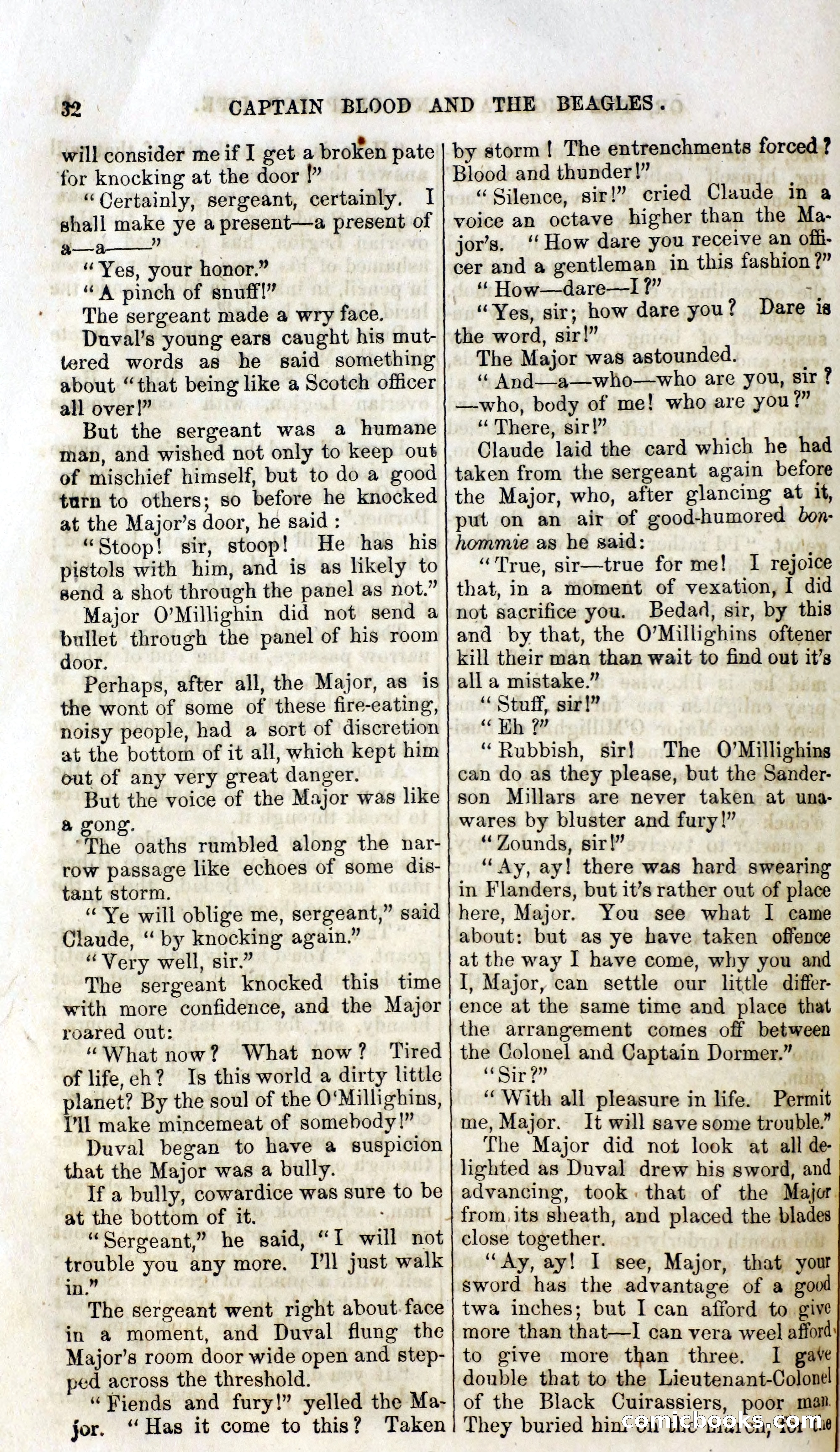 Captain Blood and the Beagles; or, The Highwayman's Leap for Life — page 16 of 82