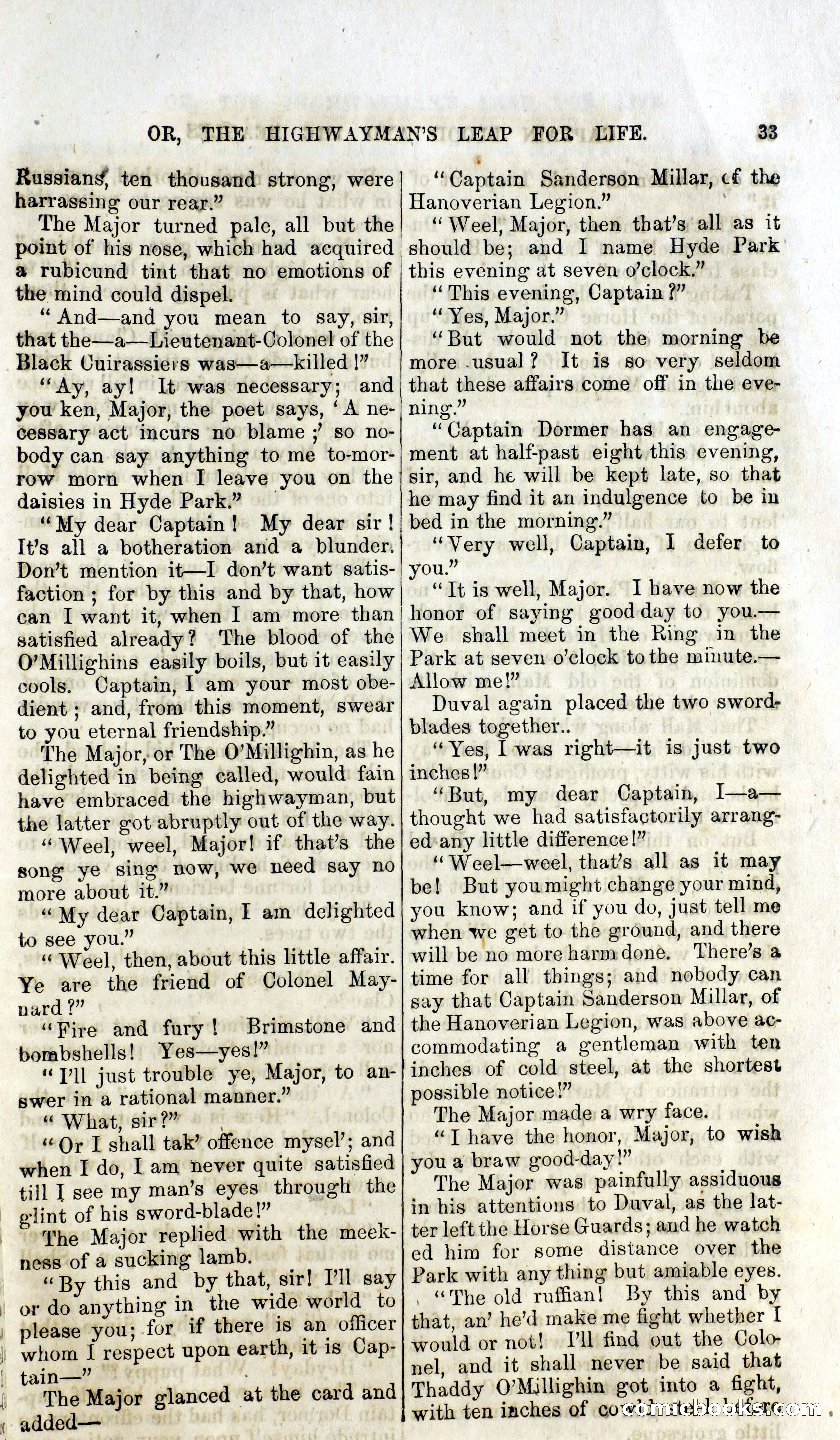 Captain Blood and the Beagles; or, The Highwayman's Leap for Life — page 17 of 82